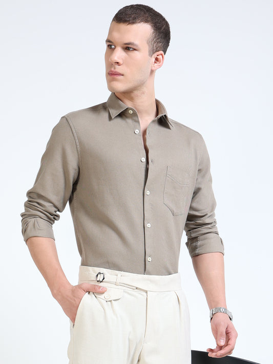 Textured Dobby shirt