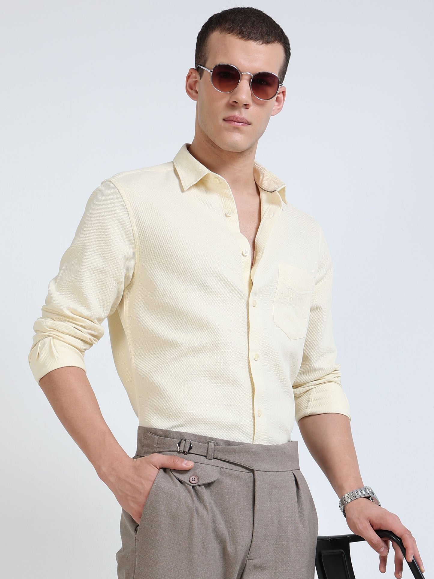 Textured Dobby shirt
