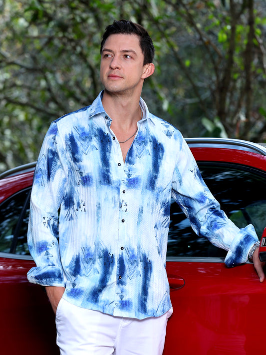 Ocean Swirl Tie-Dye Shirt