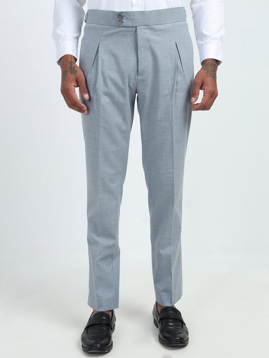 L-Blue Gurkha pants