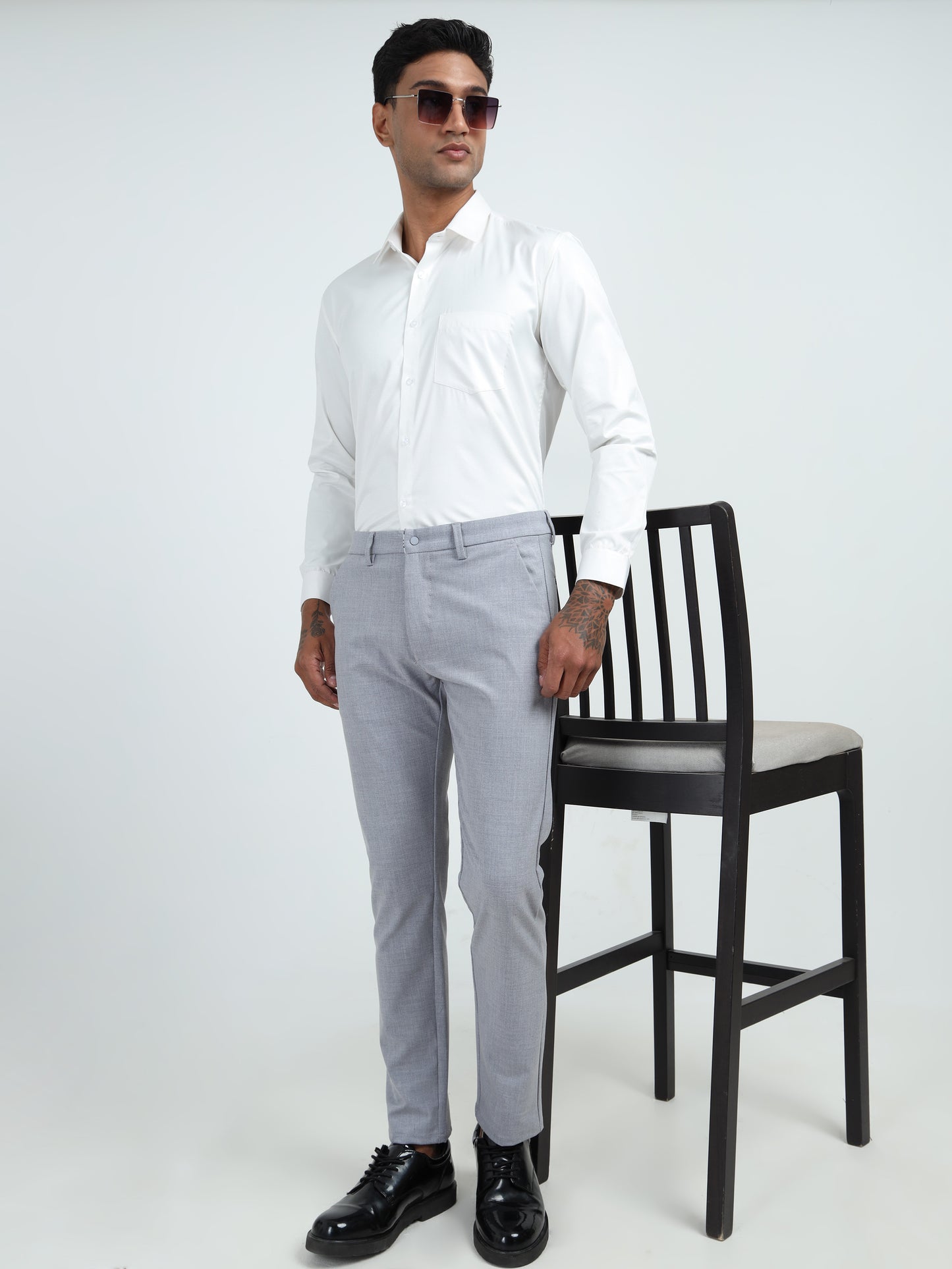 L Grey Traveller Pant