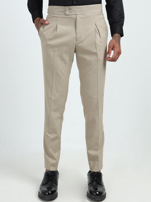 Beige Gurkha pants