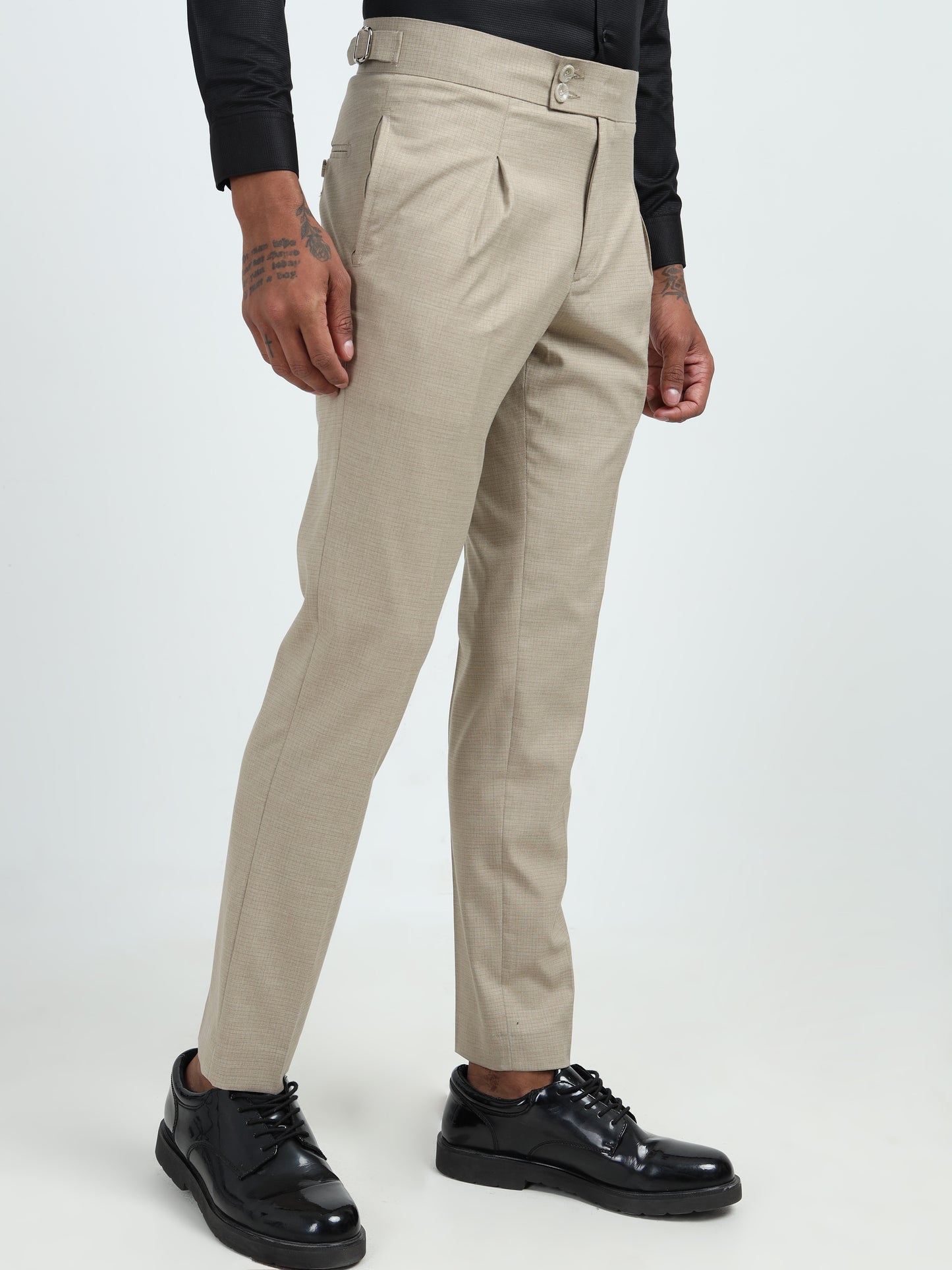 Beige Gurkha pants