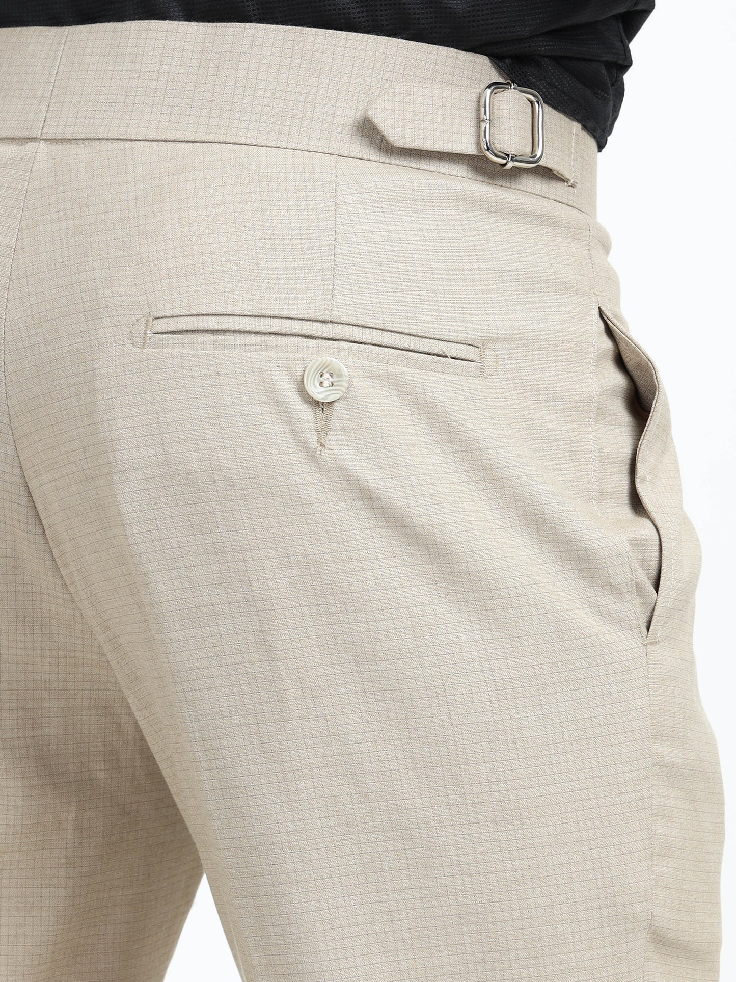 Beige Gurkha pants