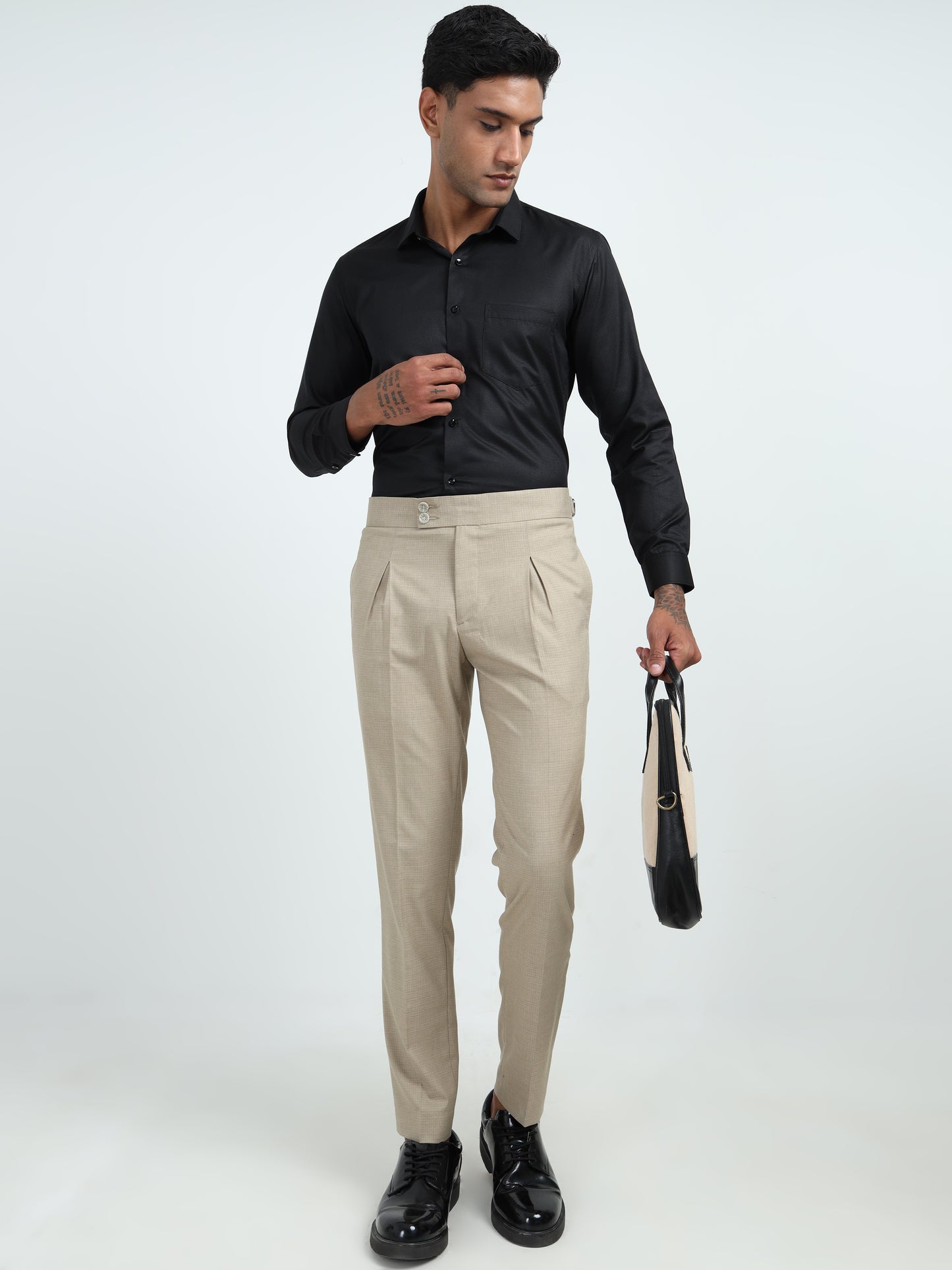 Beige Gurkha pants