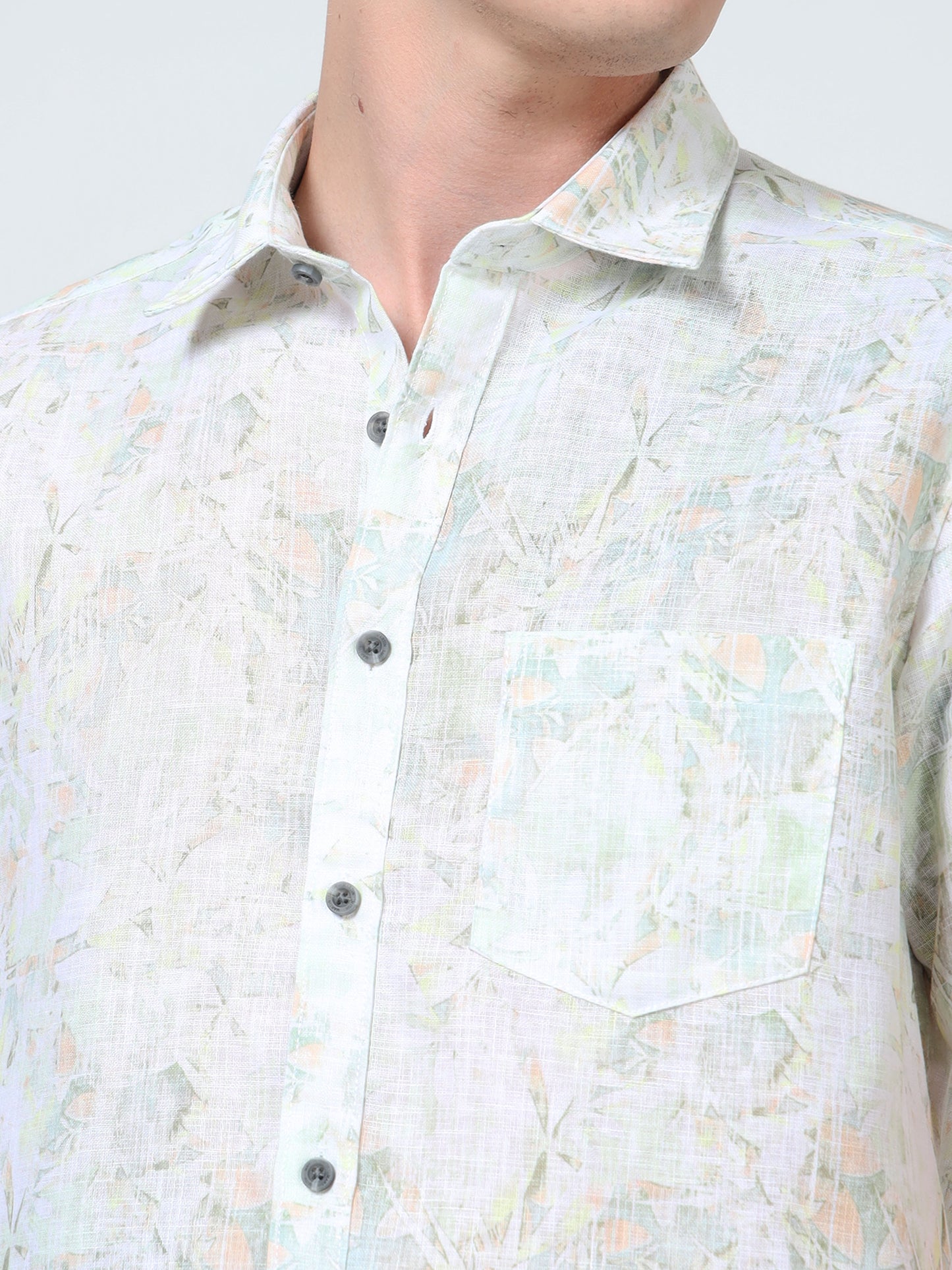 Martin Smith Men’s Regular Fit Cotton Half Sleeves Casual Shirt