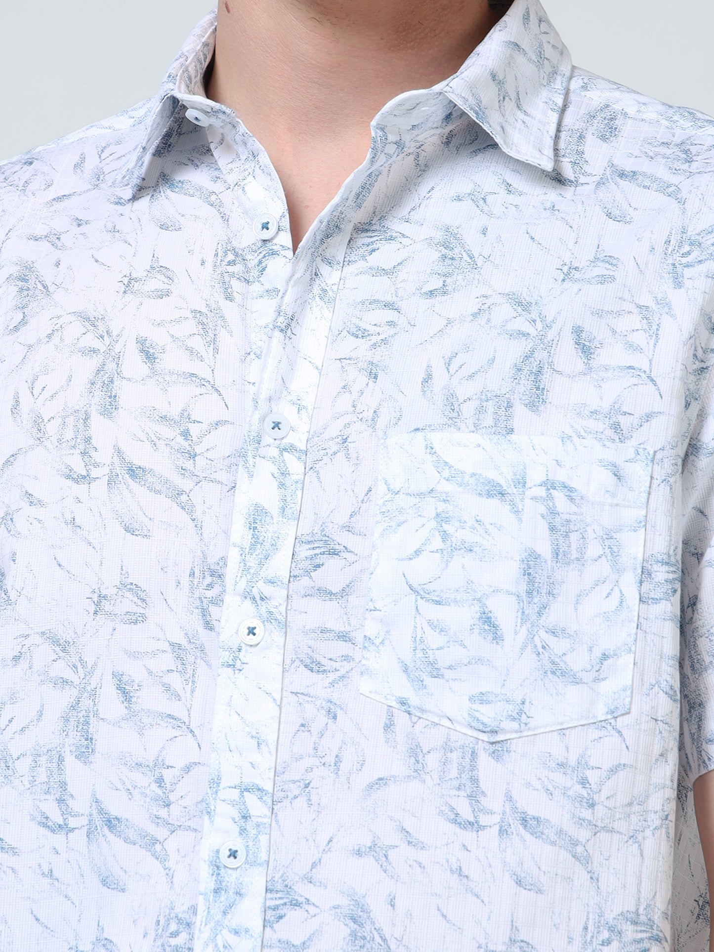 Martin Smith Men’s Regular Fit Cotton Half Sleeves Casual Shirt