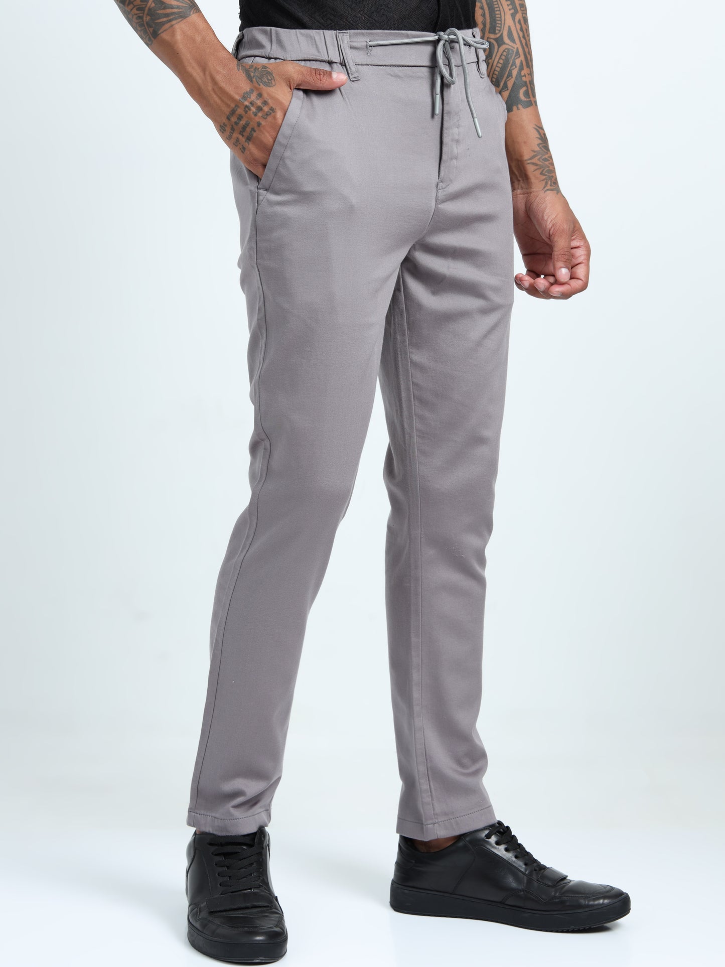 Grey Relaxed Trousers