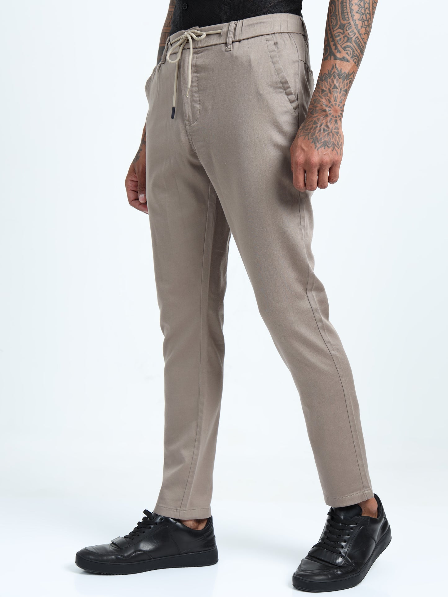 Stone Relaxed Trousers