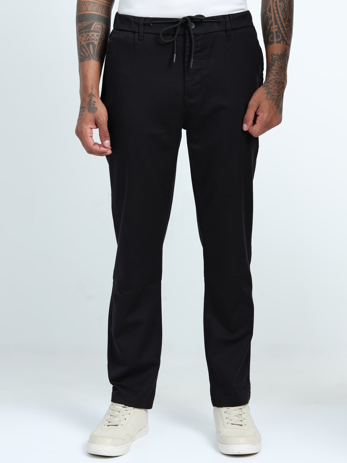 Black Relaxed Trousers