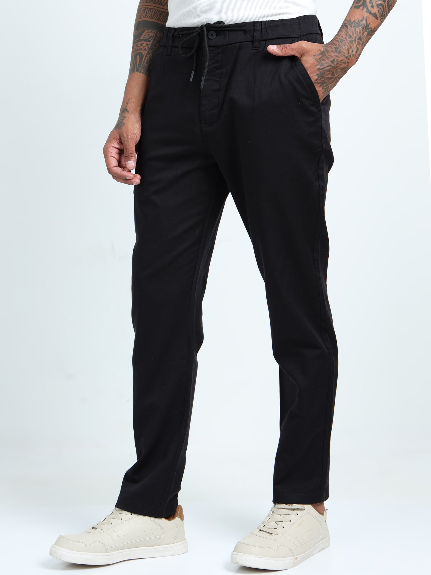 Black Relaxed Trousers