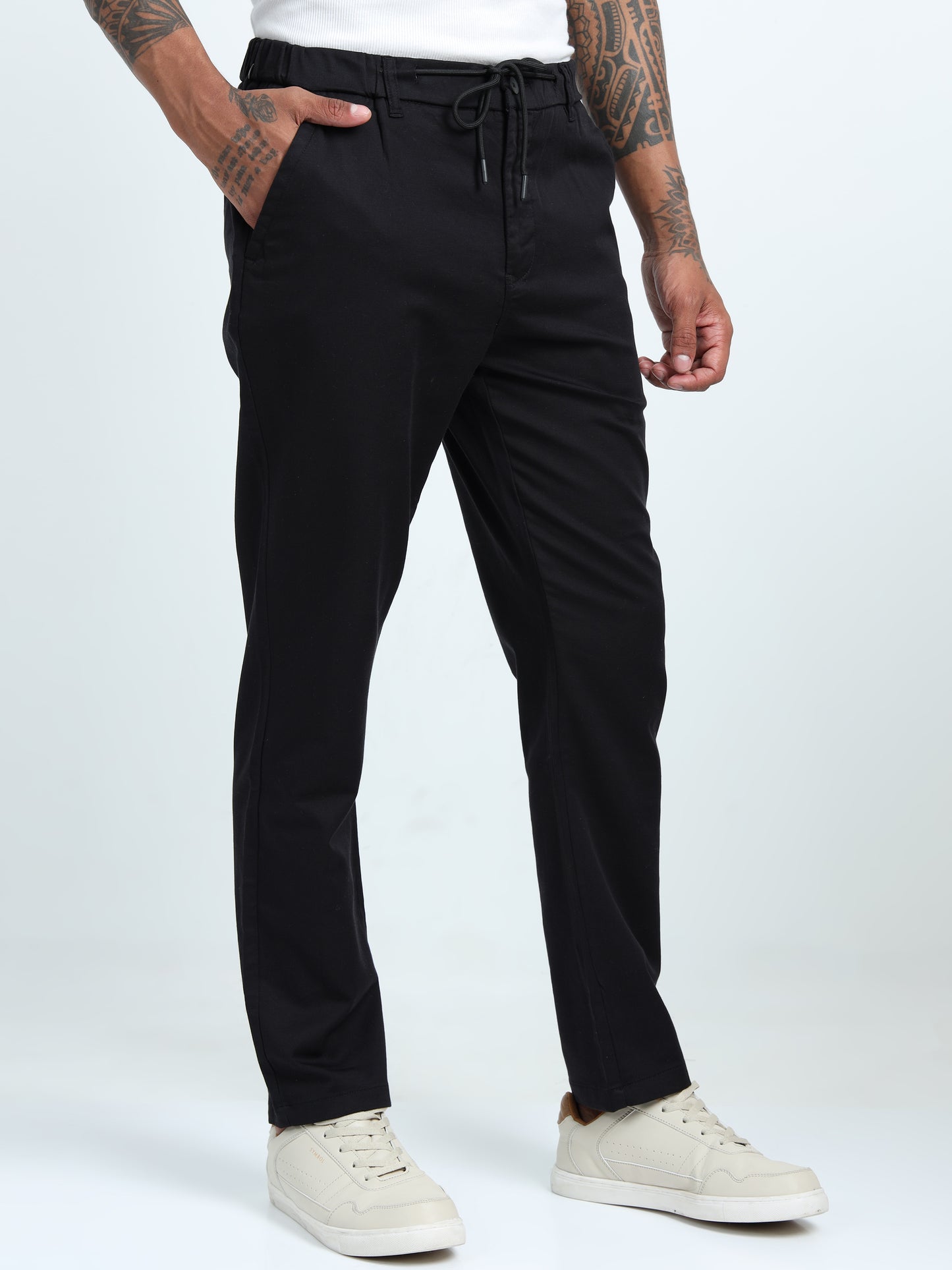 Black Relaxed Trousers