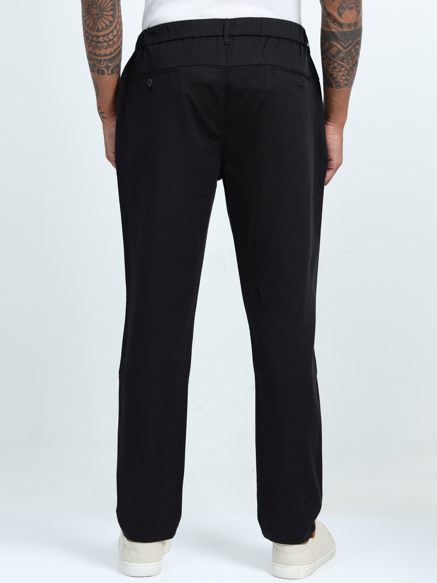 Black Relaxed Trousers