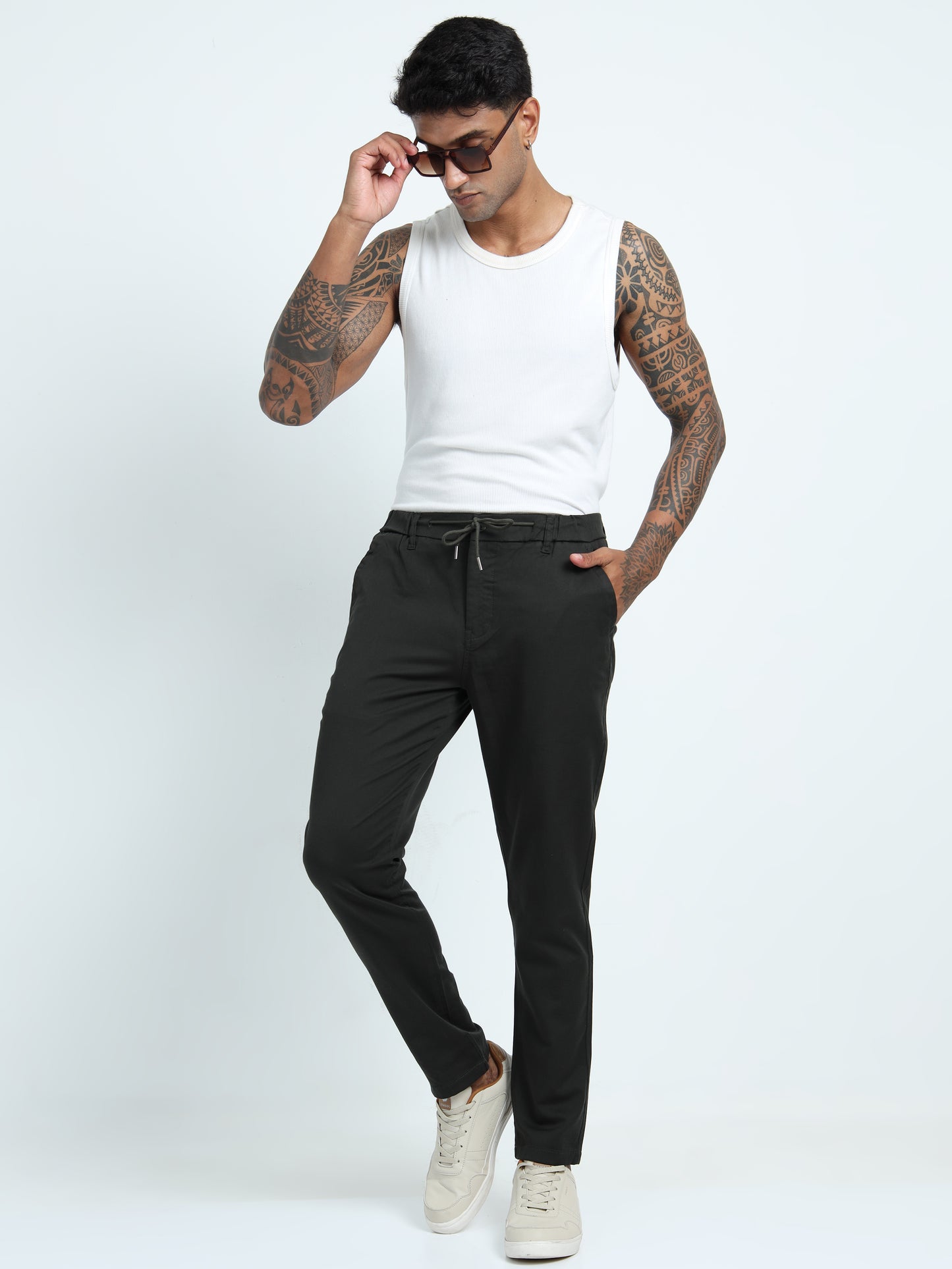 Brown Relaxed Trousers