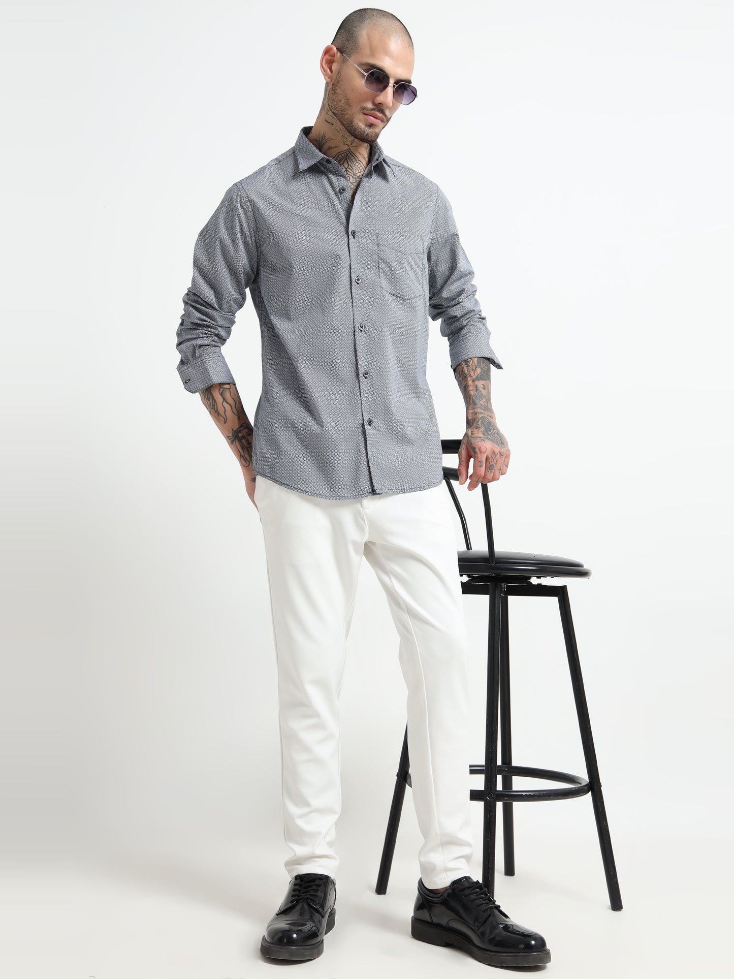 Microdot Print Shirt