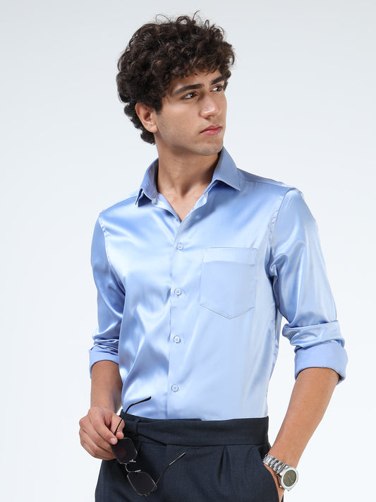 Hi-gloss Satin Shirt