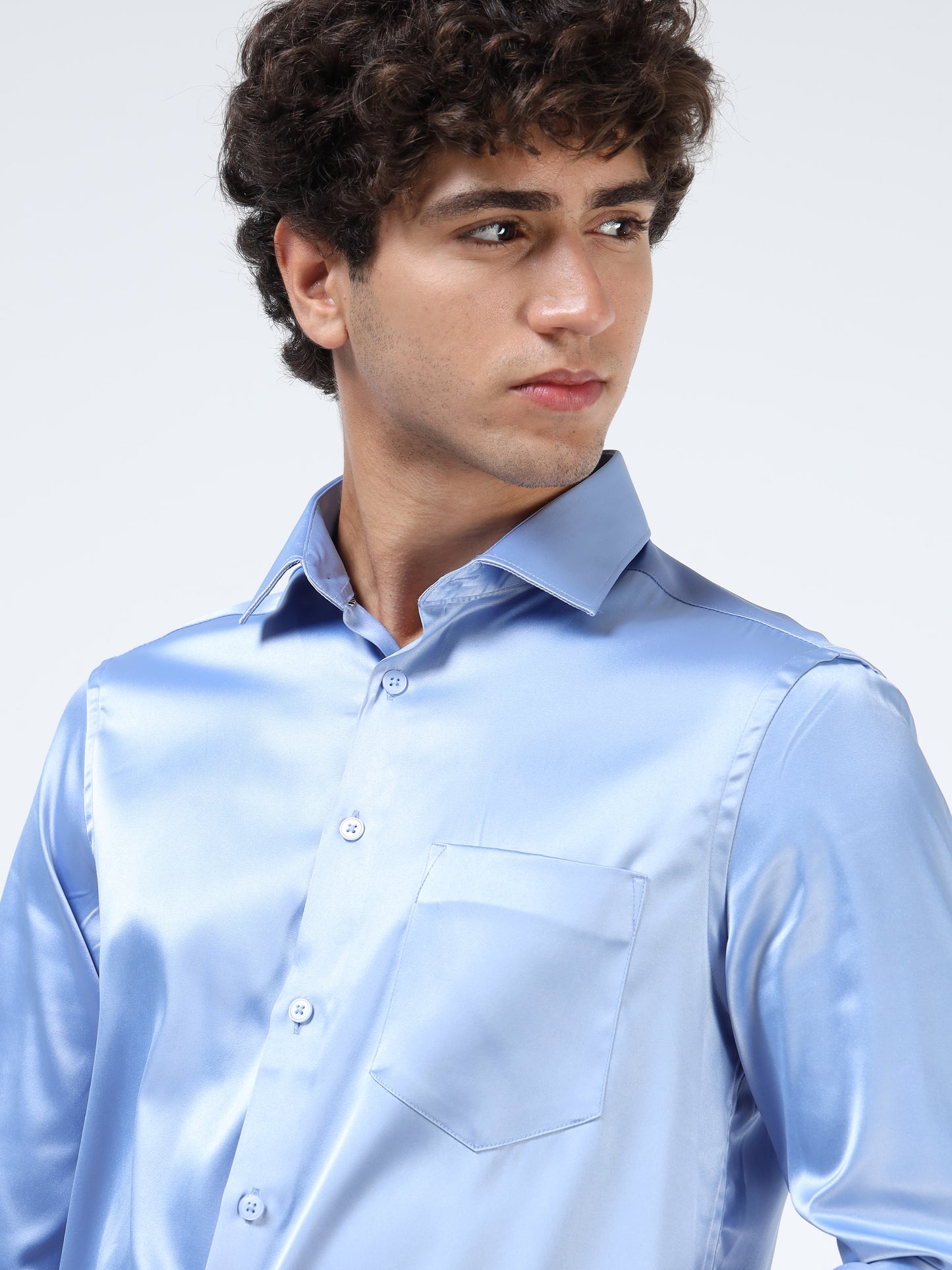Hi-gloss Satin Shirt