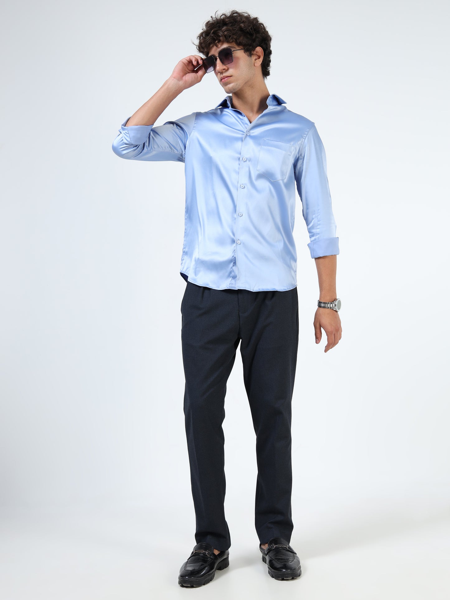 Hi-gloss Satin Shirt