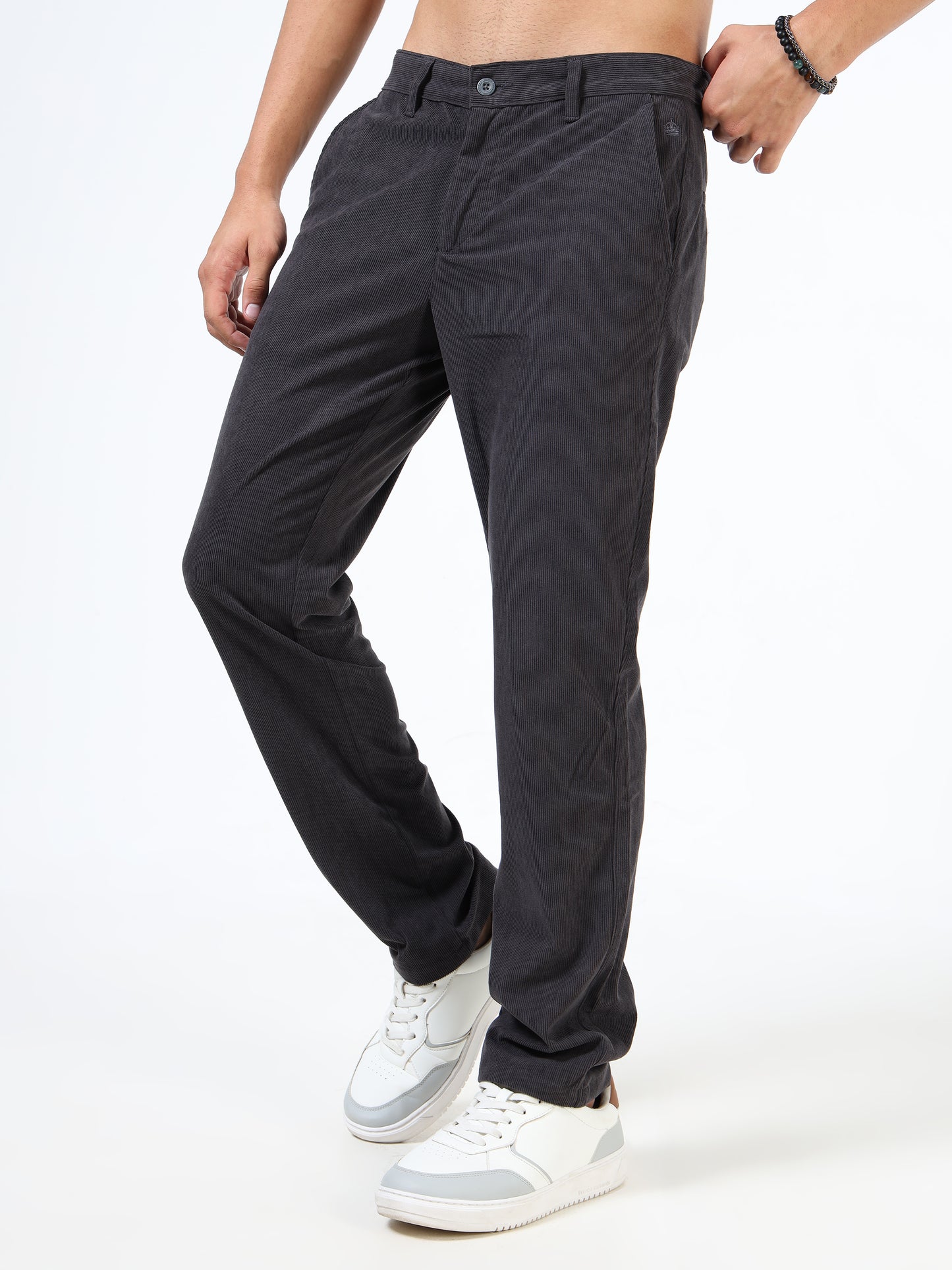 Grey corduroy pants