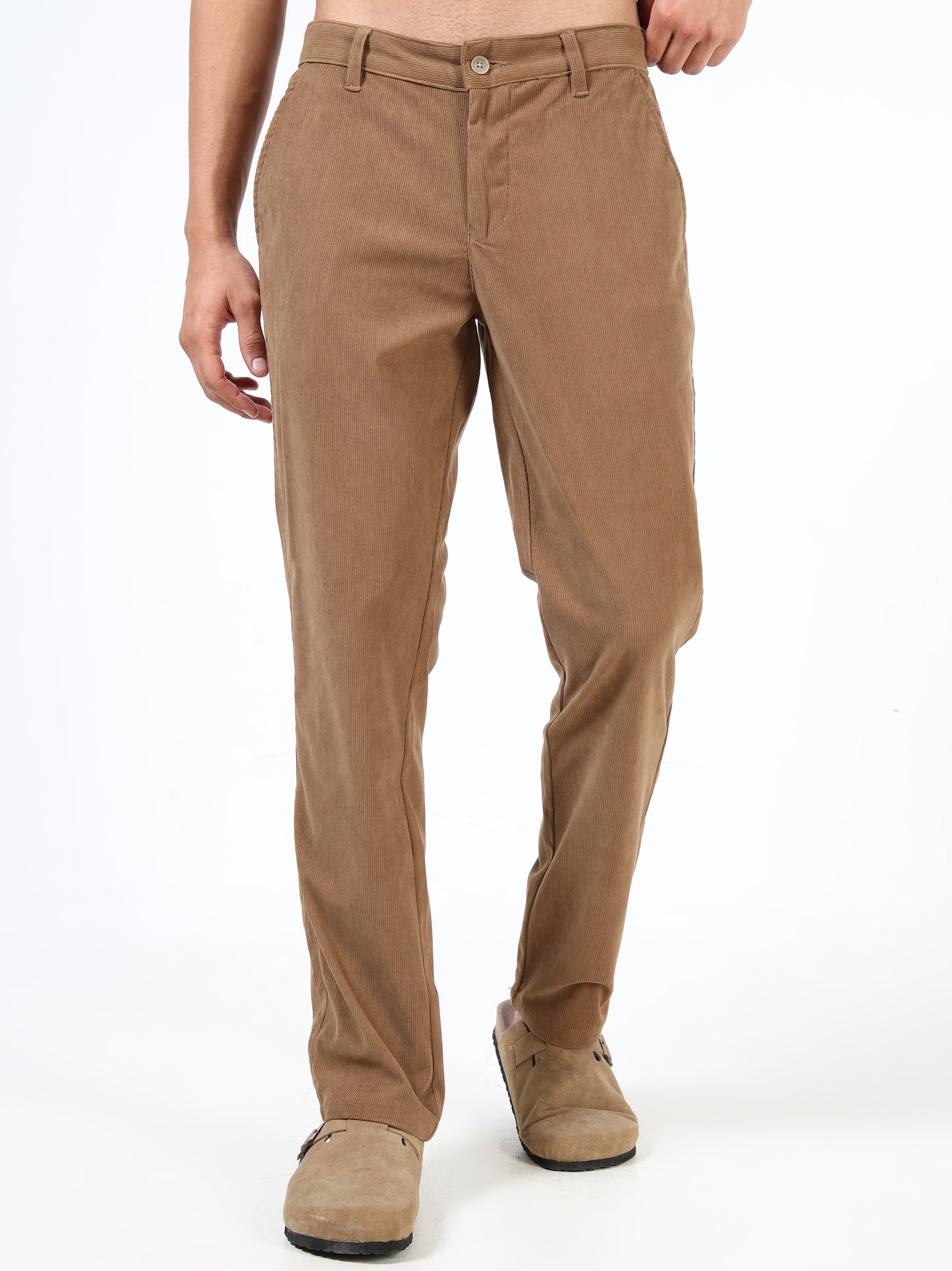 Brown corduroy pants