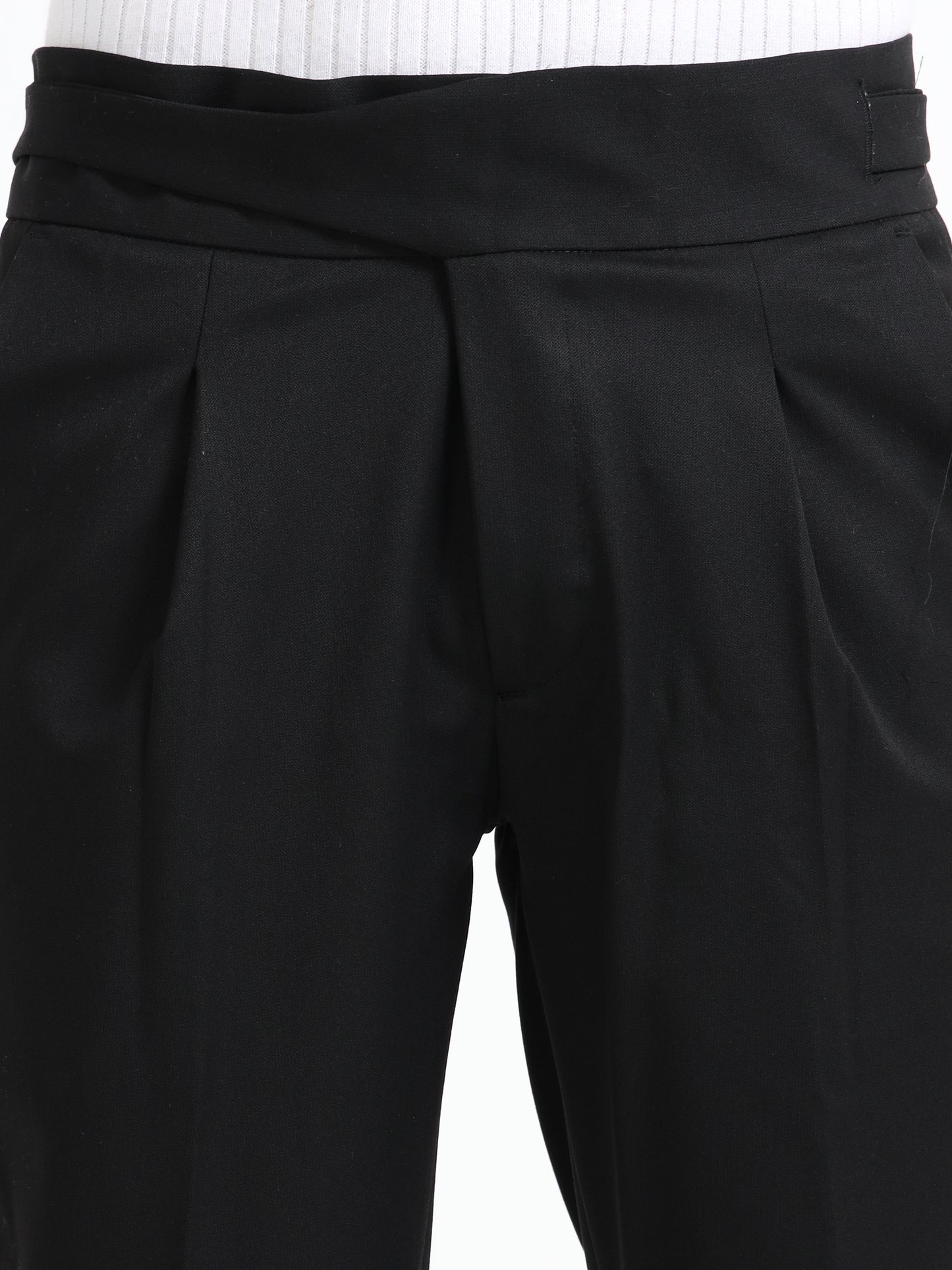 Italian Style Black Gurkha Pants