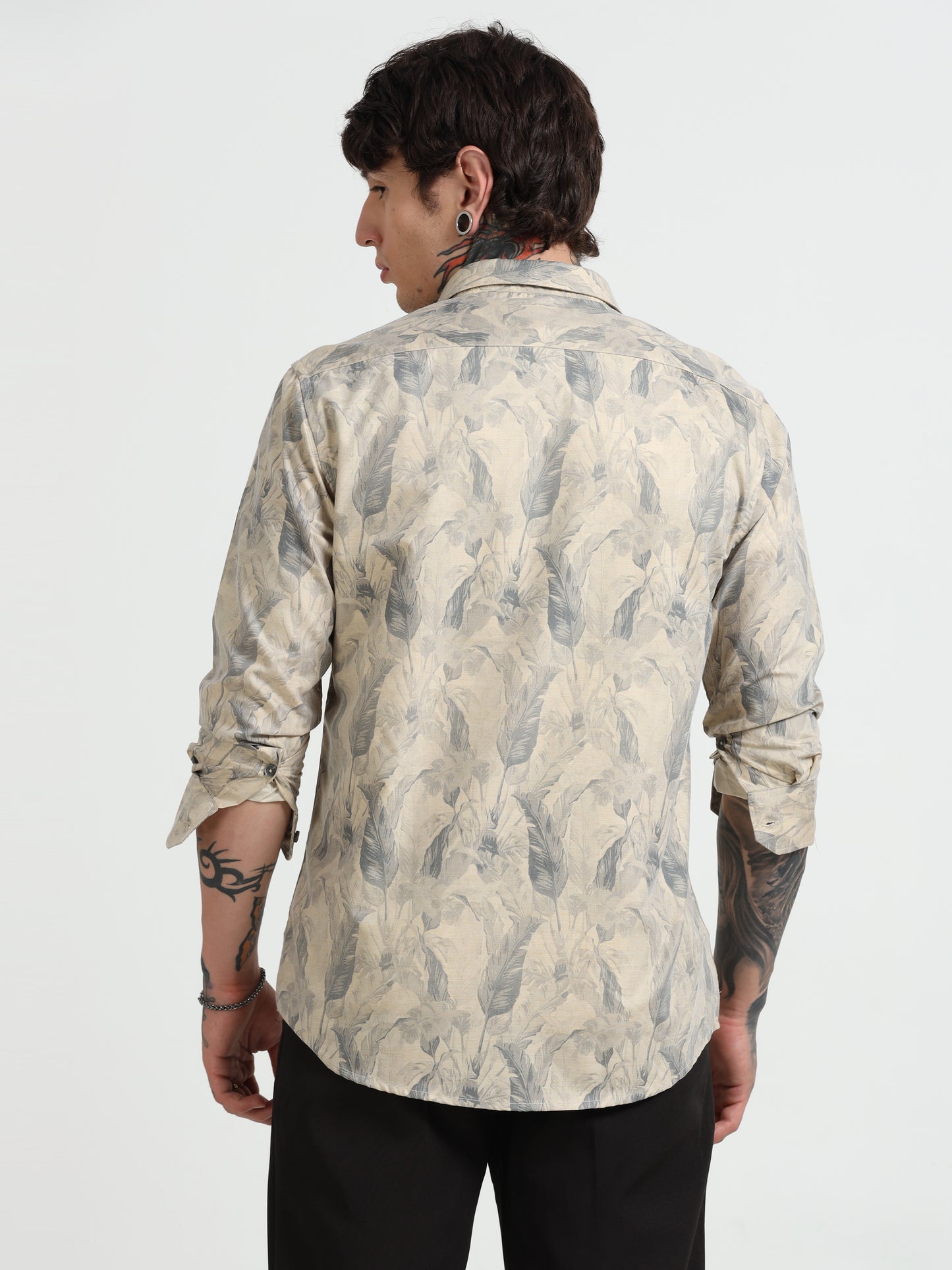Floral Printed Cotton Shirt