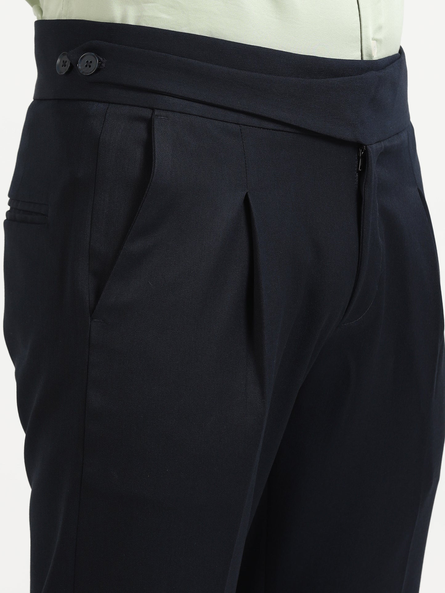 Italian Style Navy Gurkha Pants