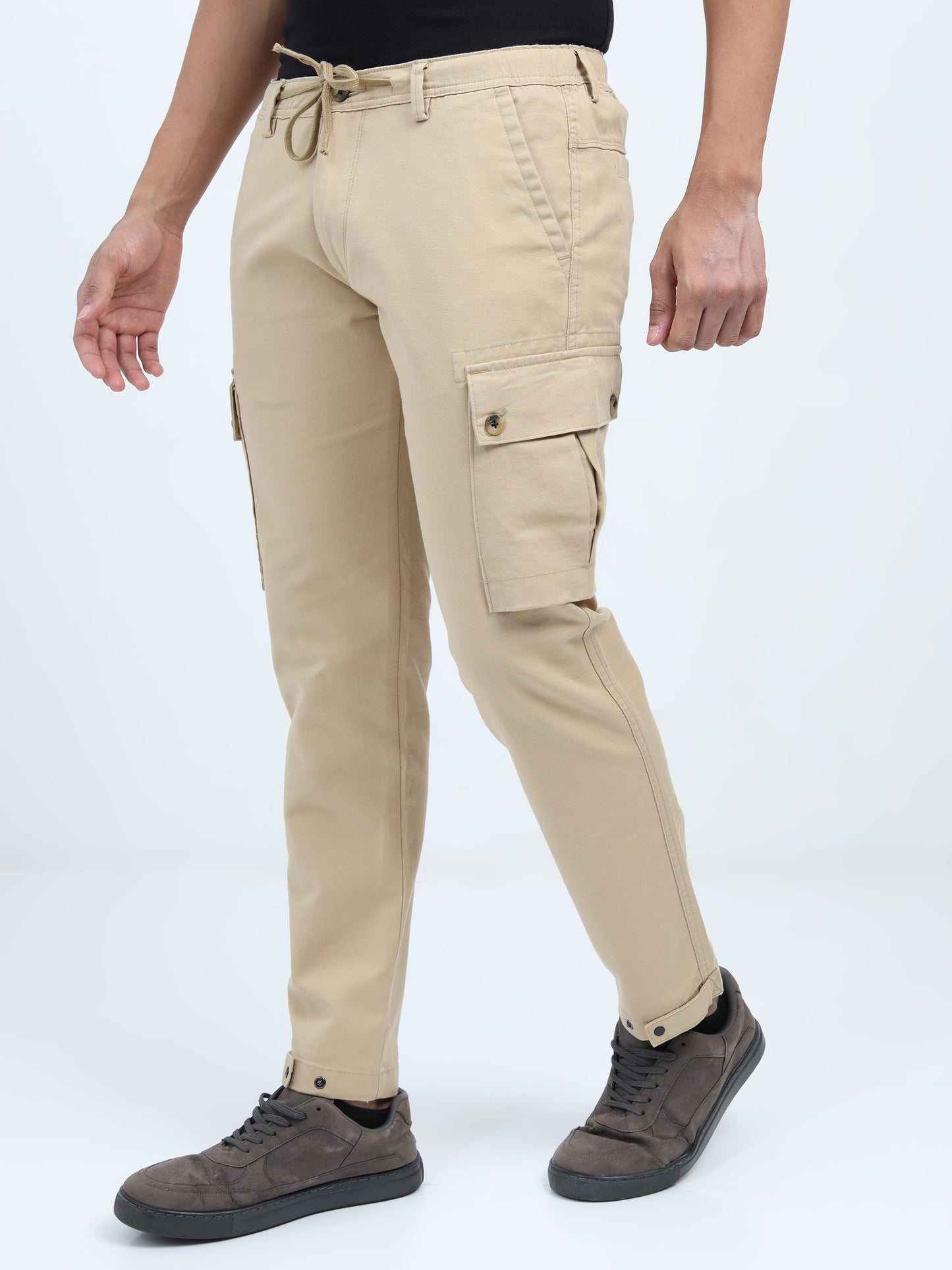 Tusser Cargo Pants - Cream