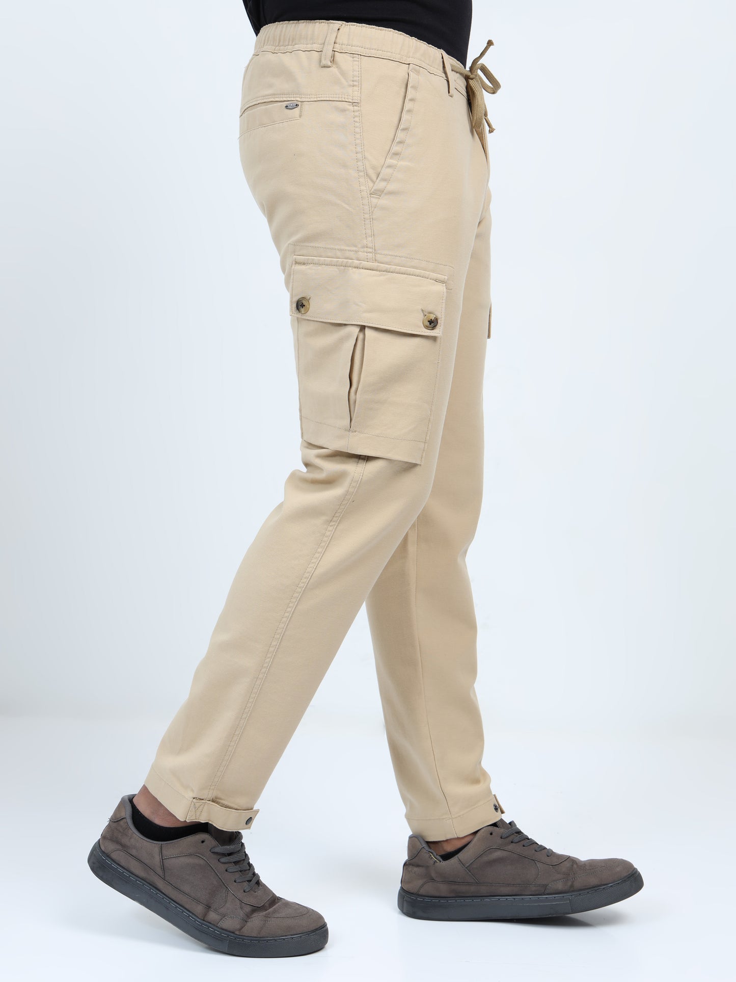 Tusser Cargo Pants - Cream