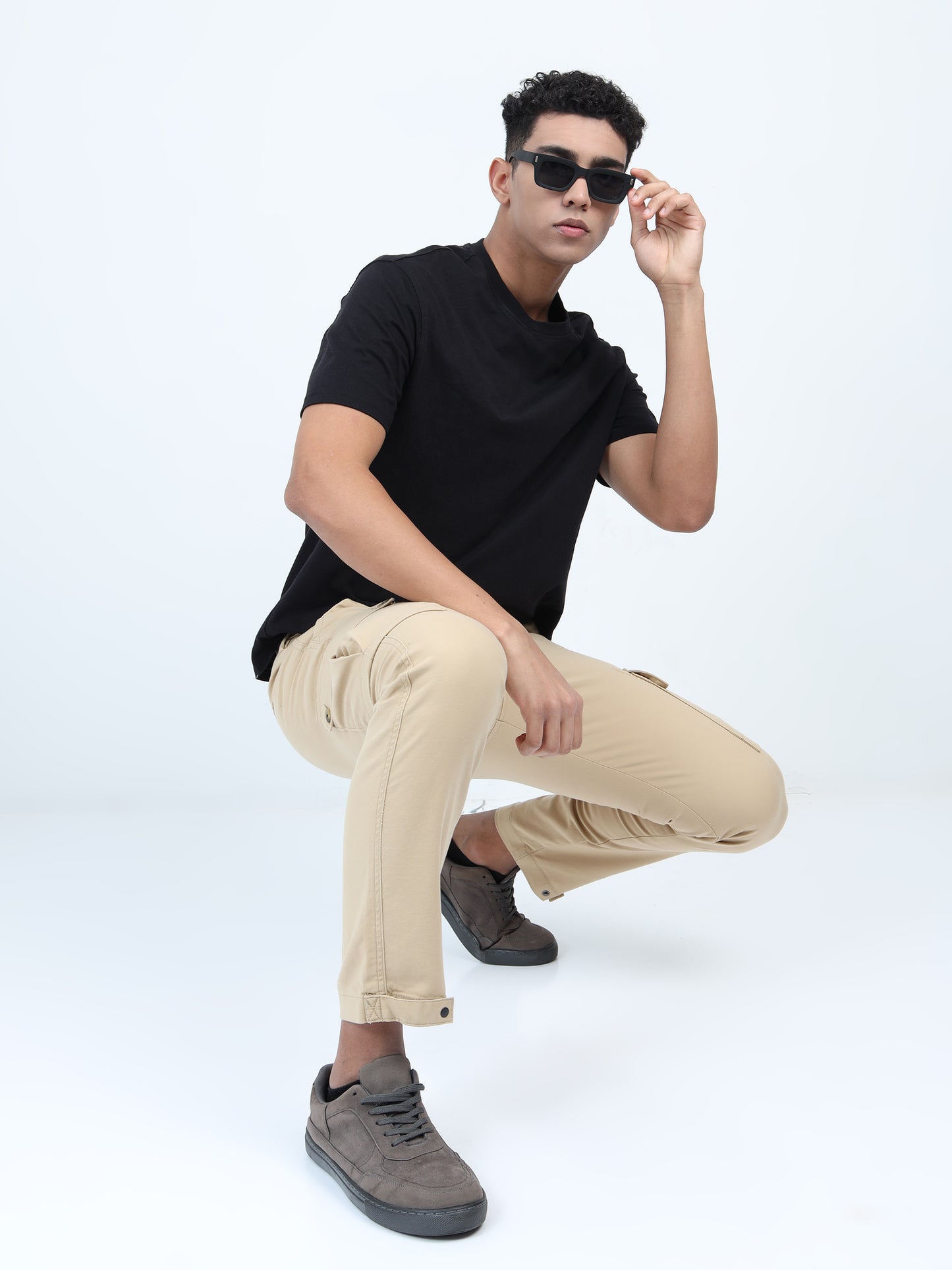 Tusser Cargo Pants - Cream