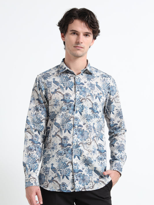 Linen digital shirt