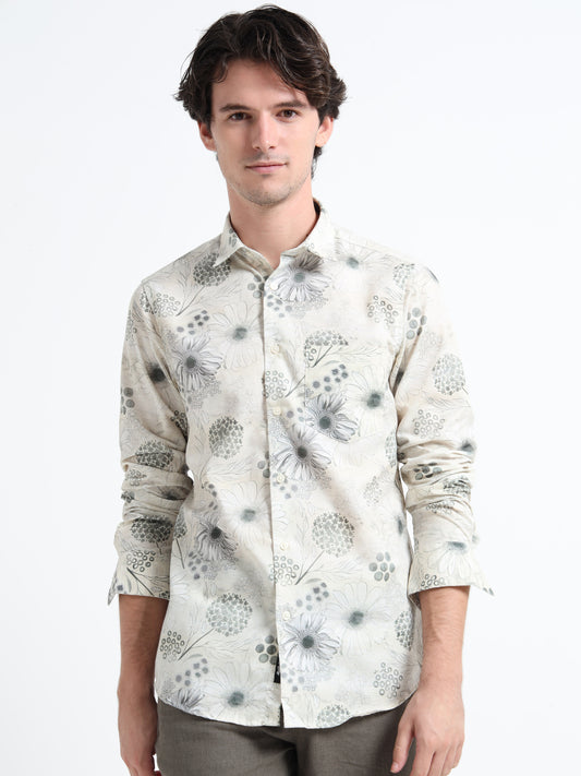 Linen digital shirt