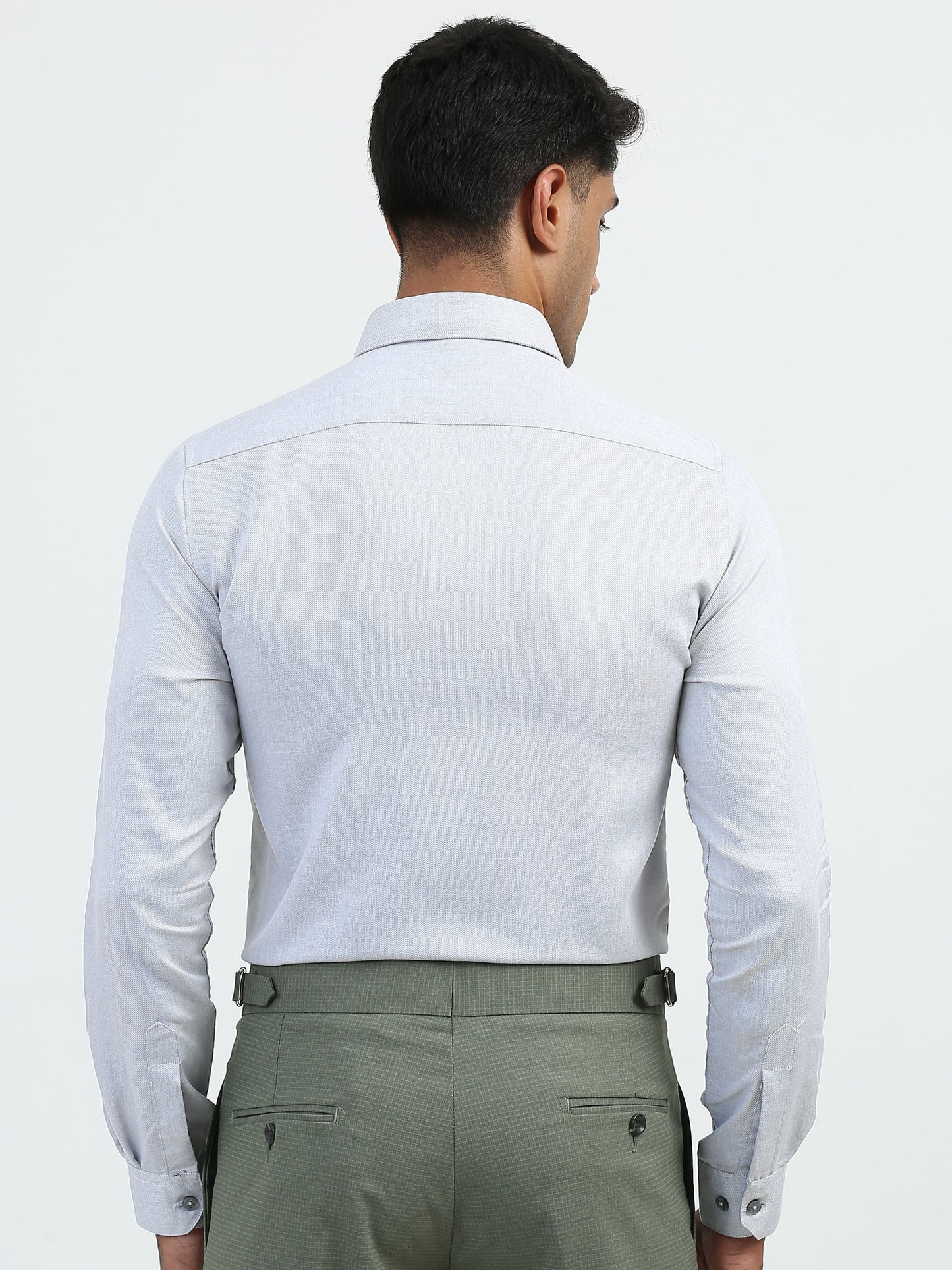 Light Blue Solid Shirt