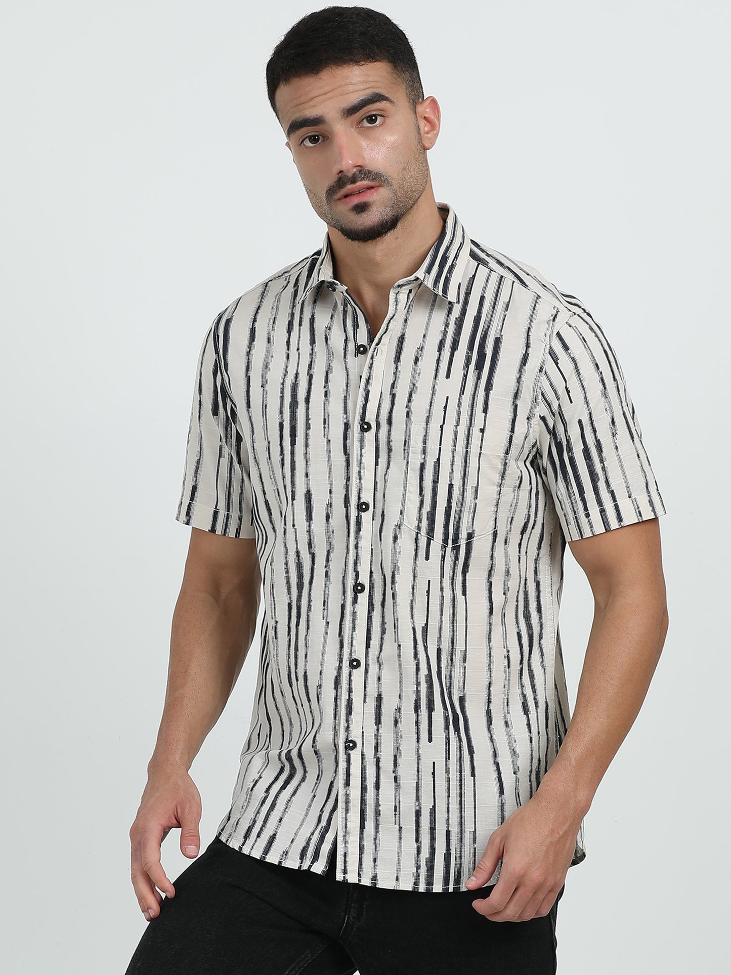 Pre-washed half sleeves shirt