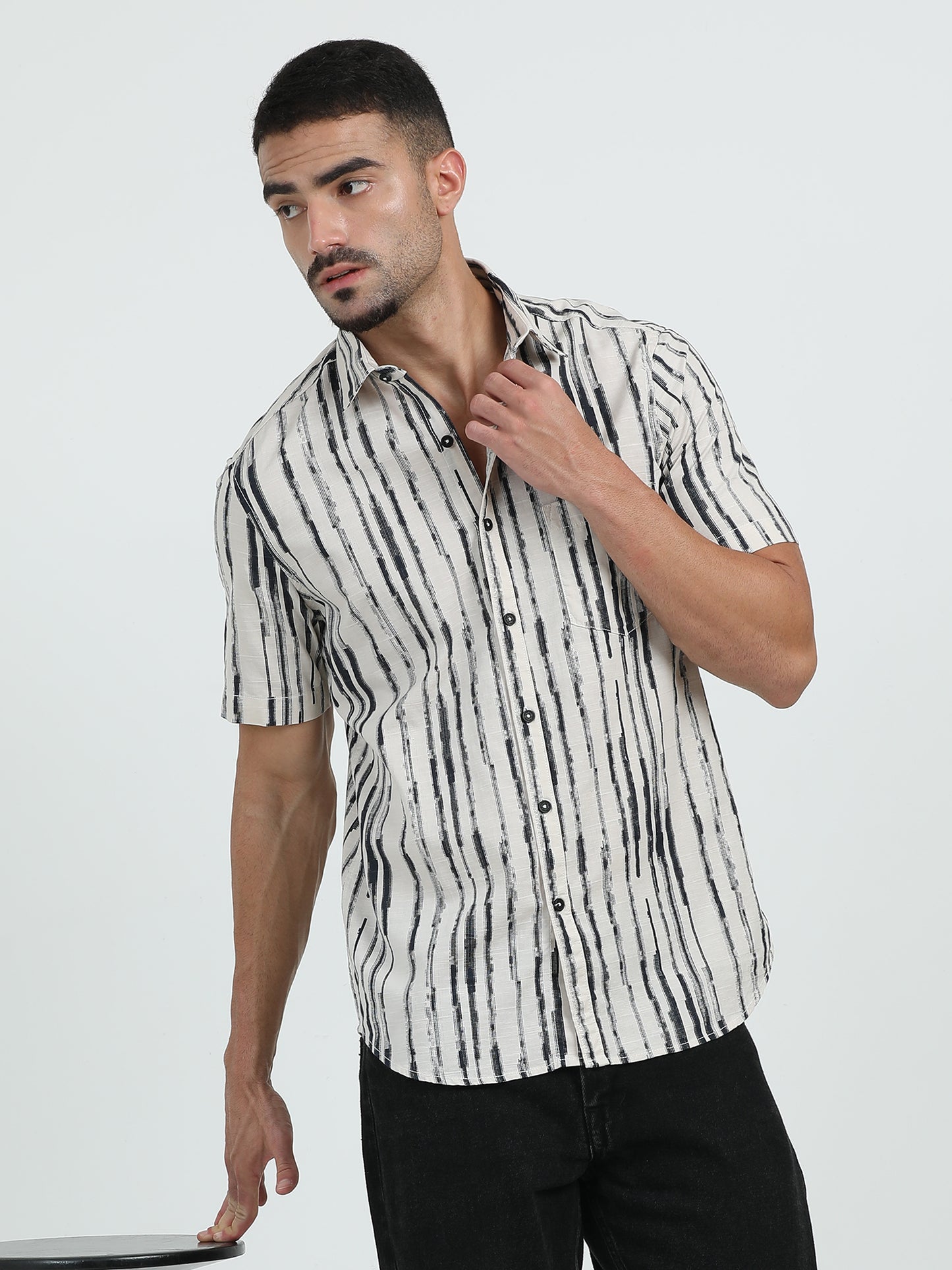 Pre-washed half sleeves shirt