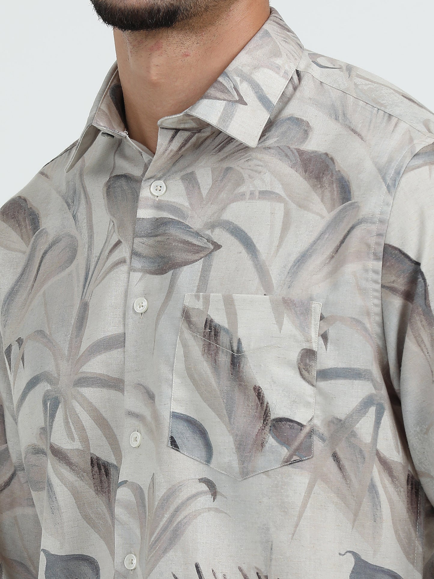Linen digital shirt