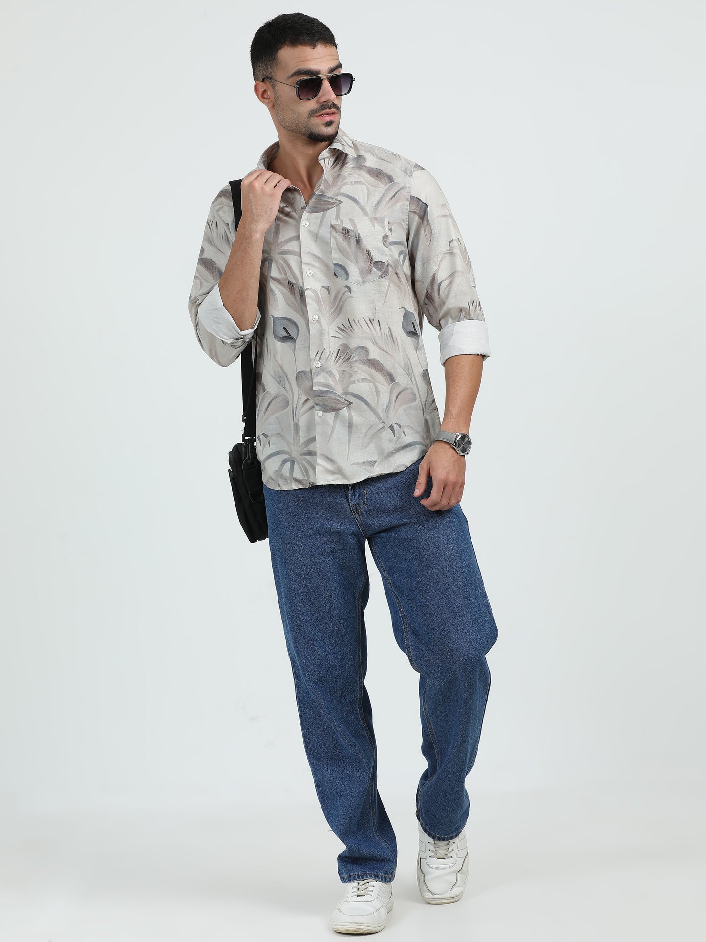 Linen digital shirt