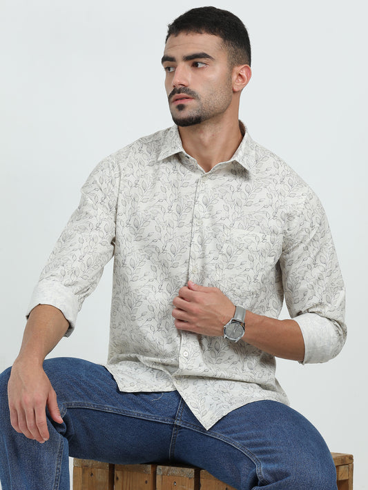 Linen digital shirt