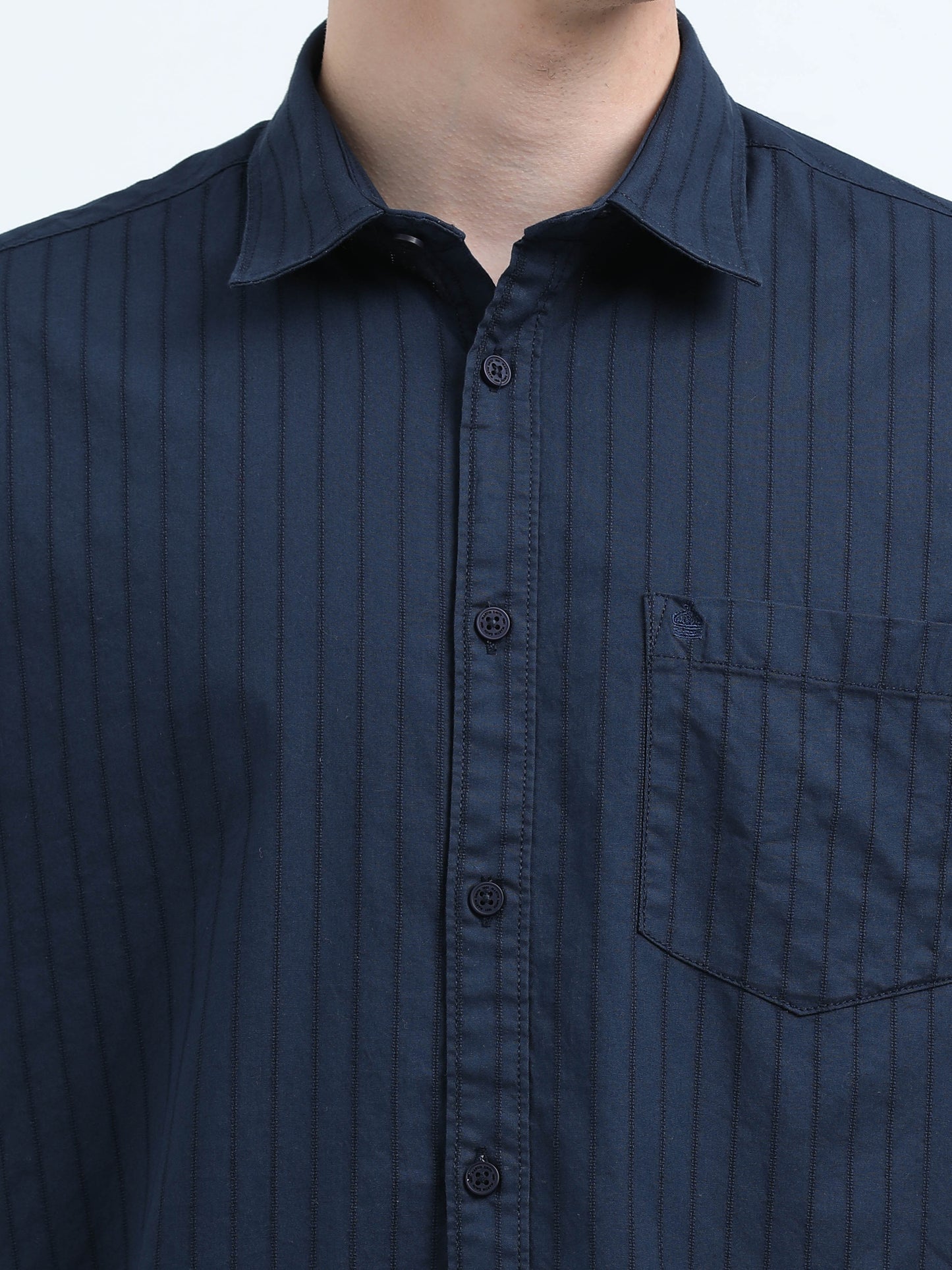 Martin Smith Men’s Regular Fit Cotton Half Sleeves Casual Shirt