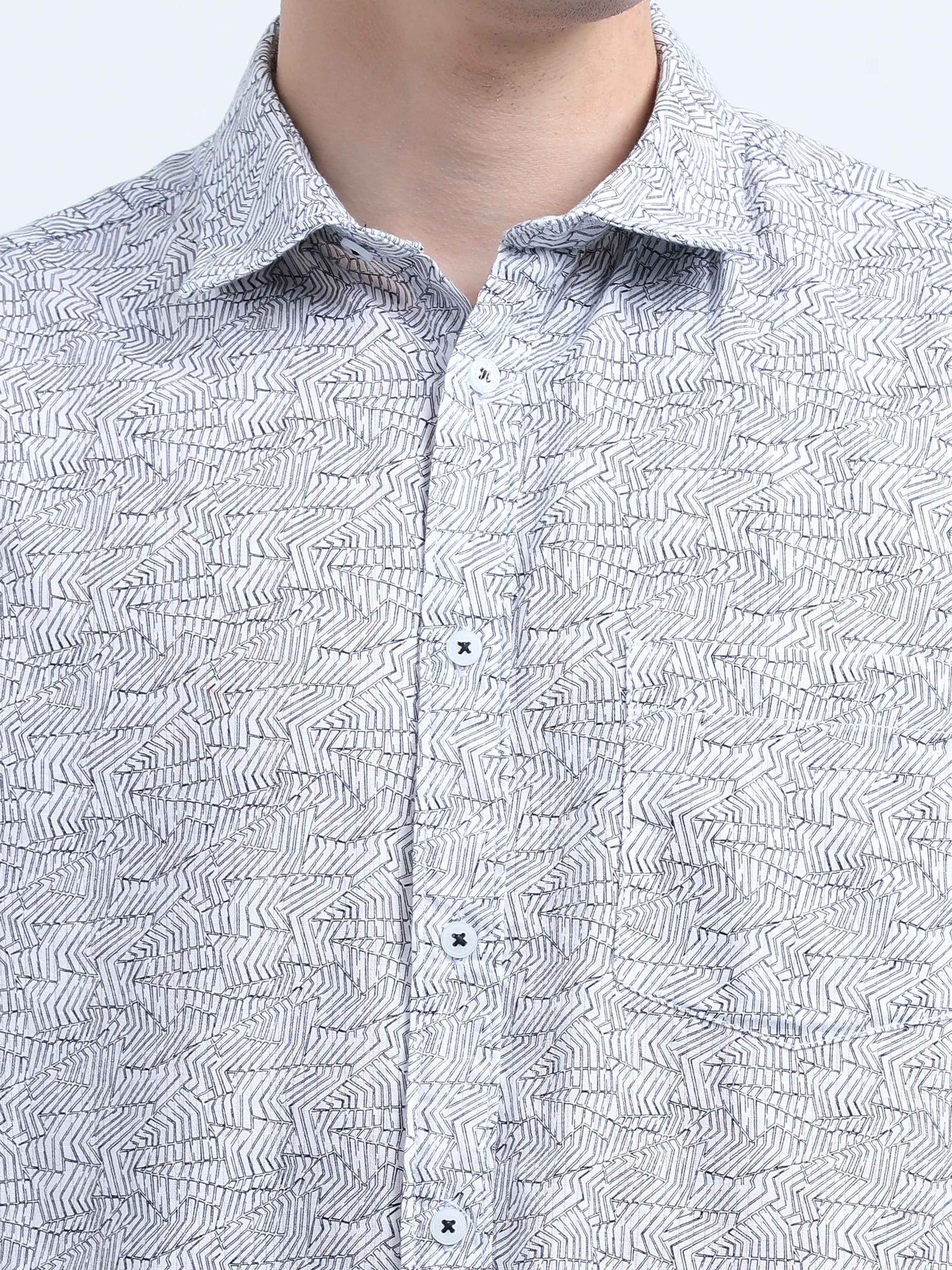 Martin Smith Men’s Regular Fit Cotton Half Sleeves Casual Shirt