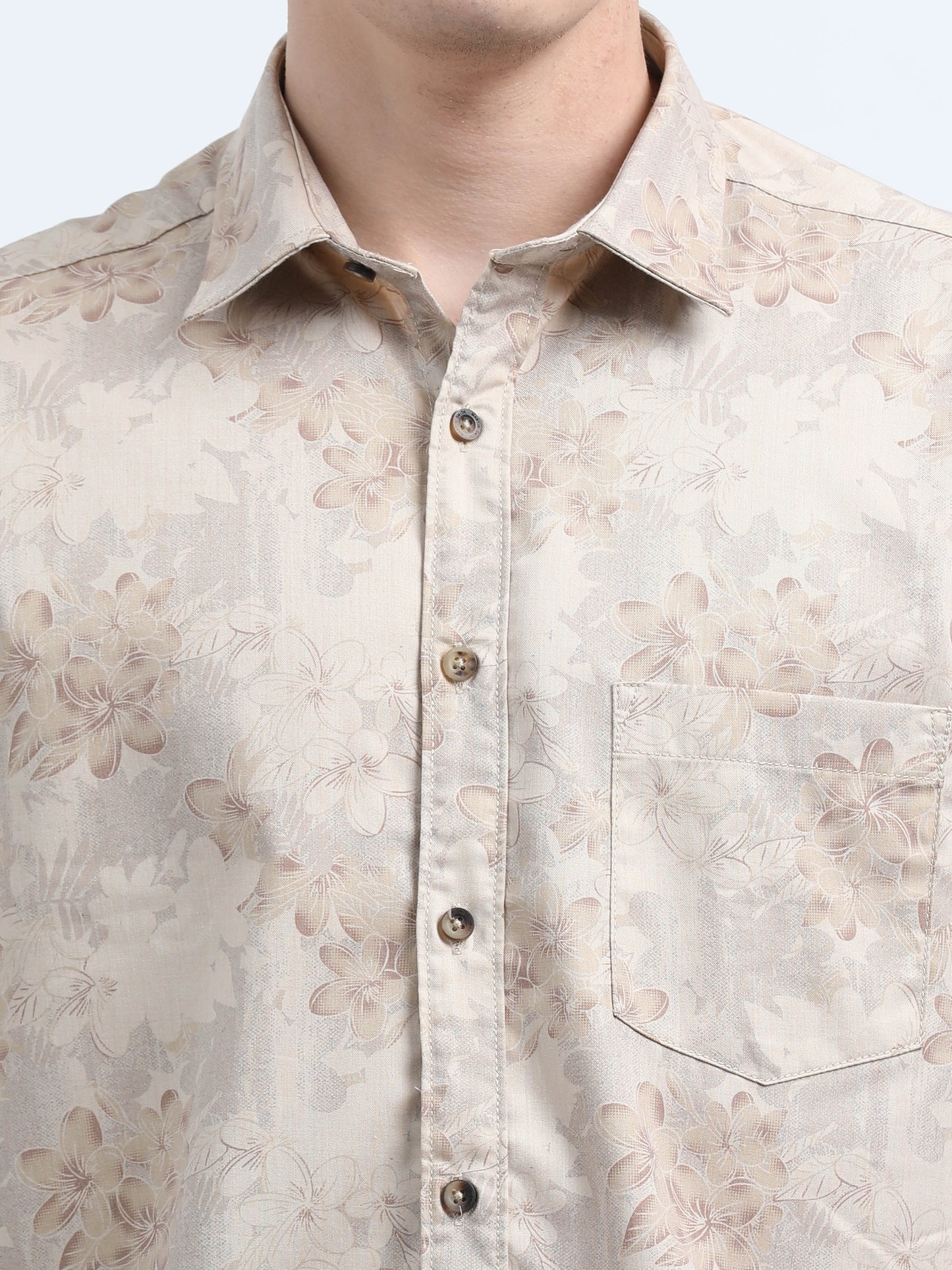 Martin Smith Men’s Regular Fit Cotton Half Sleeves Casual Shirt