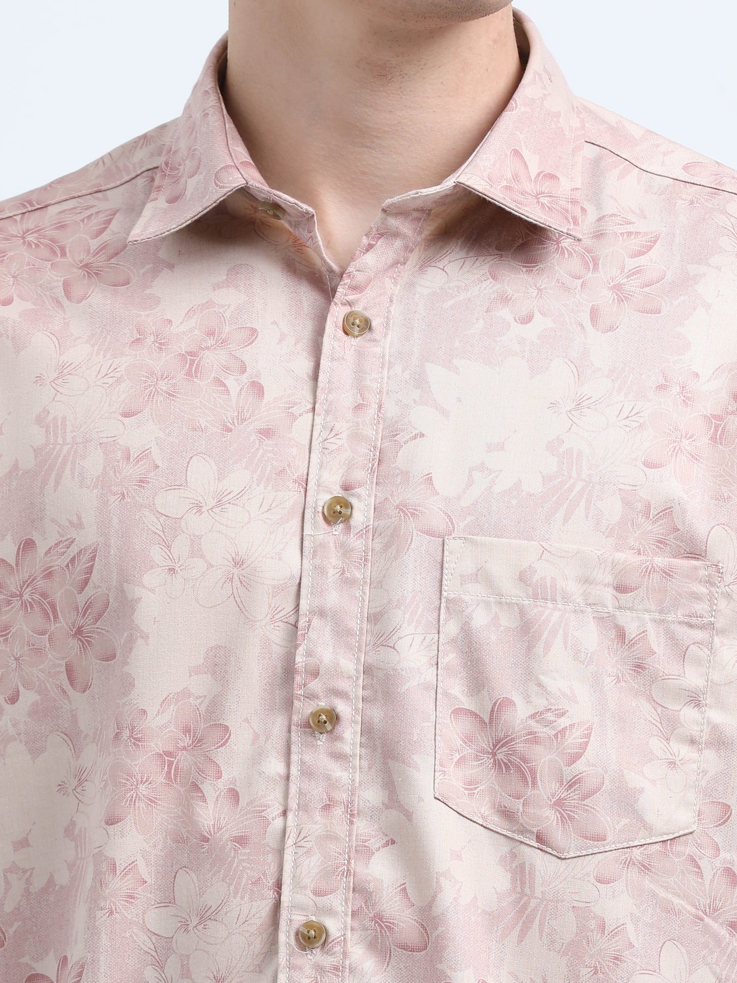 Martin Smith Men’s Regular Fit Cotton Half Sleeves Casual Shirt