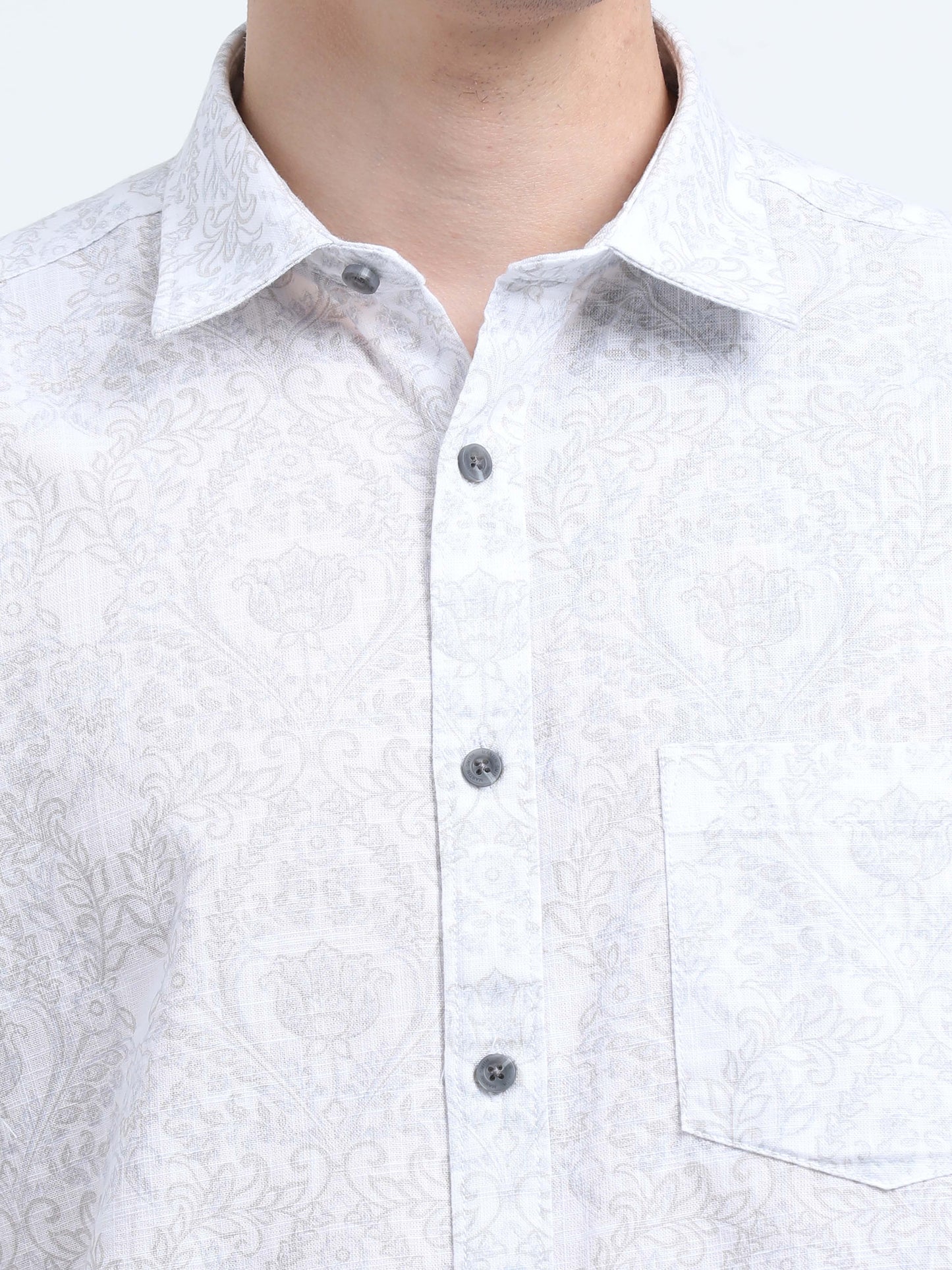 Martin Smith Men’s Regular Fit Cotton Half Sleeves Casual Shirt