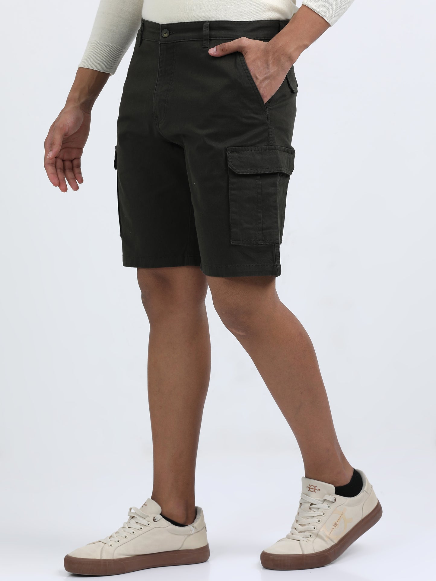 Cargo Shorts - Olive Green