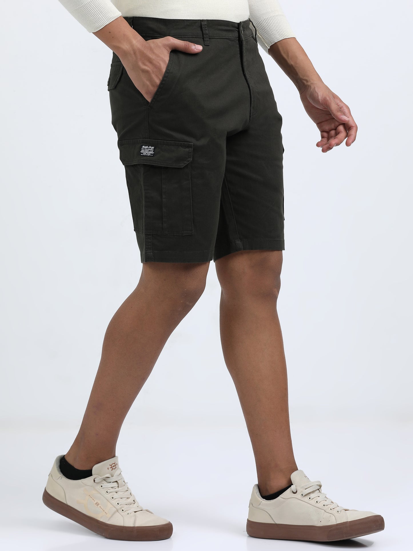 Cargo Shorts - Olive Green