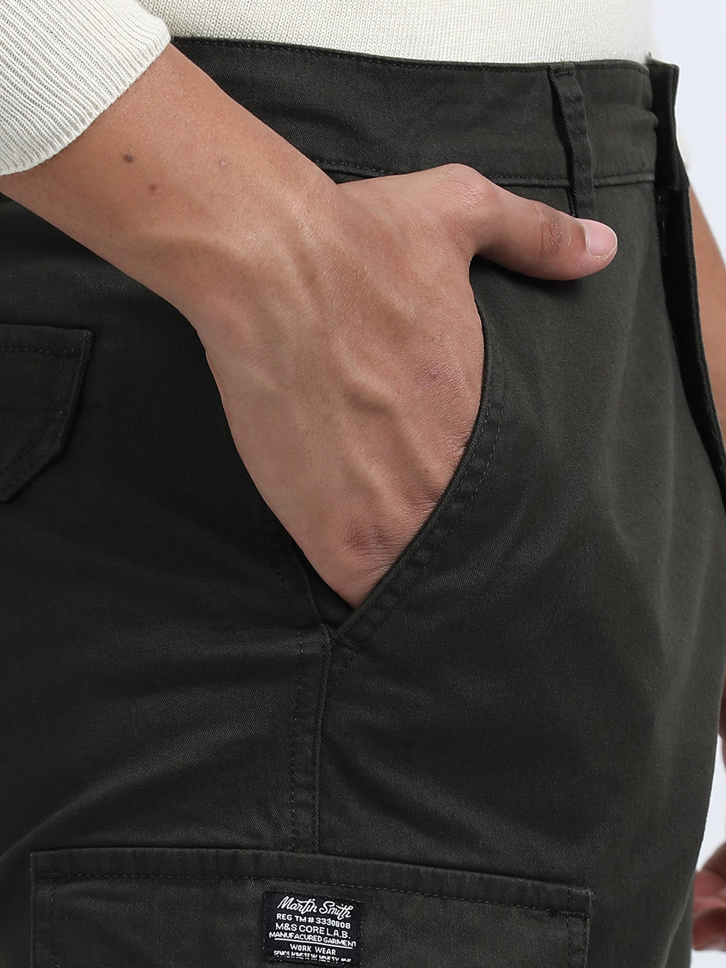 Cargo Shorts - Olive Green