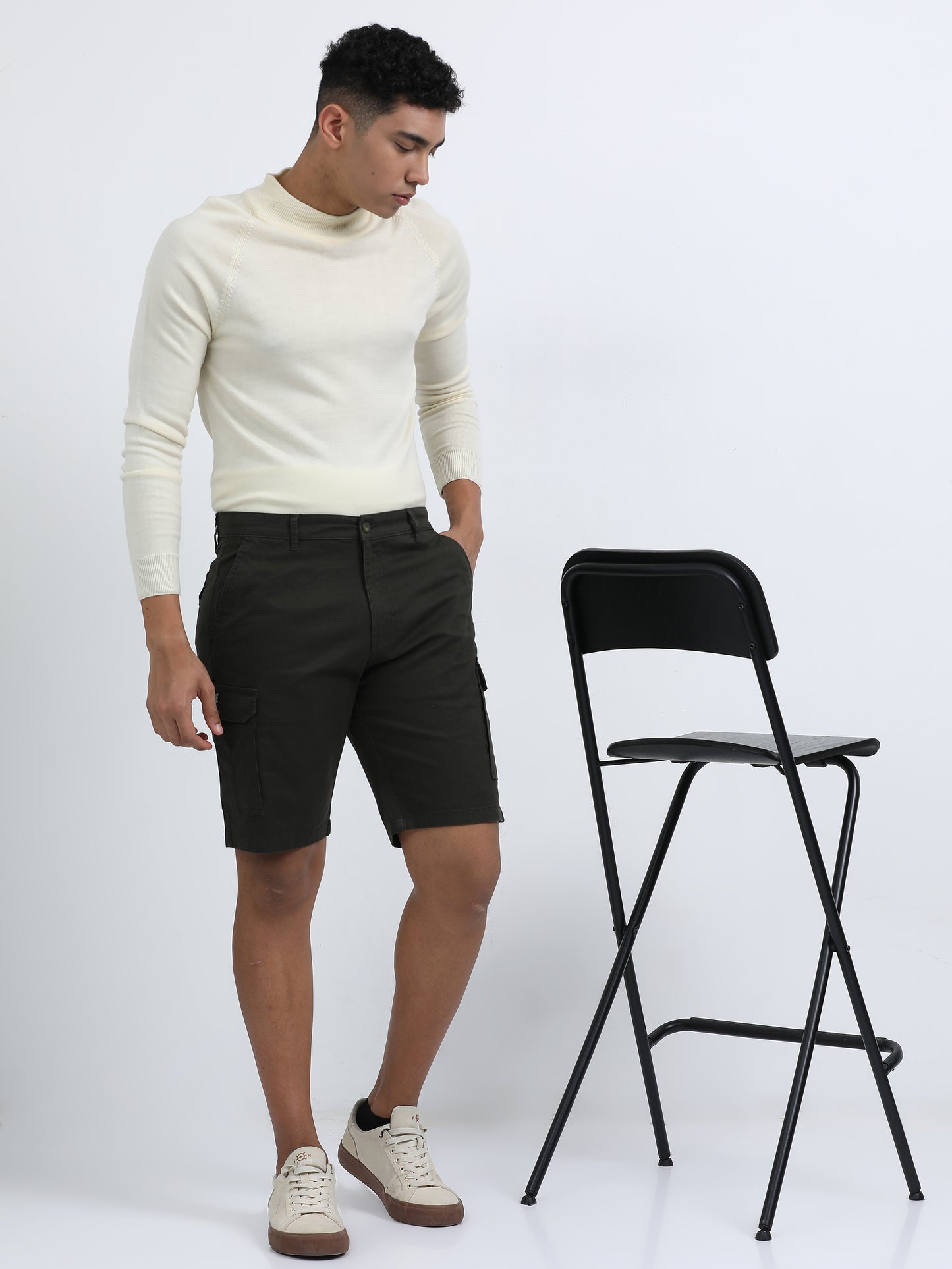 Cargo Shorts - Olive Green