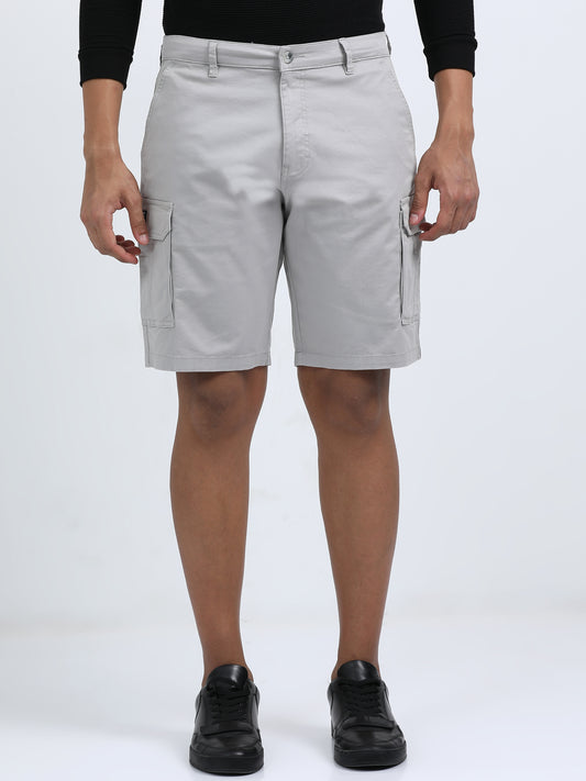 Cargo Shorts - Light Grey