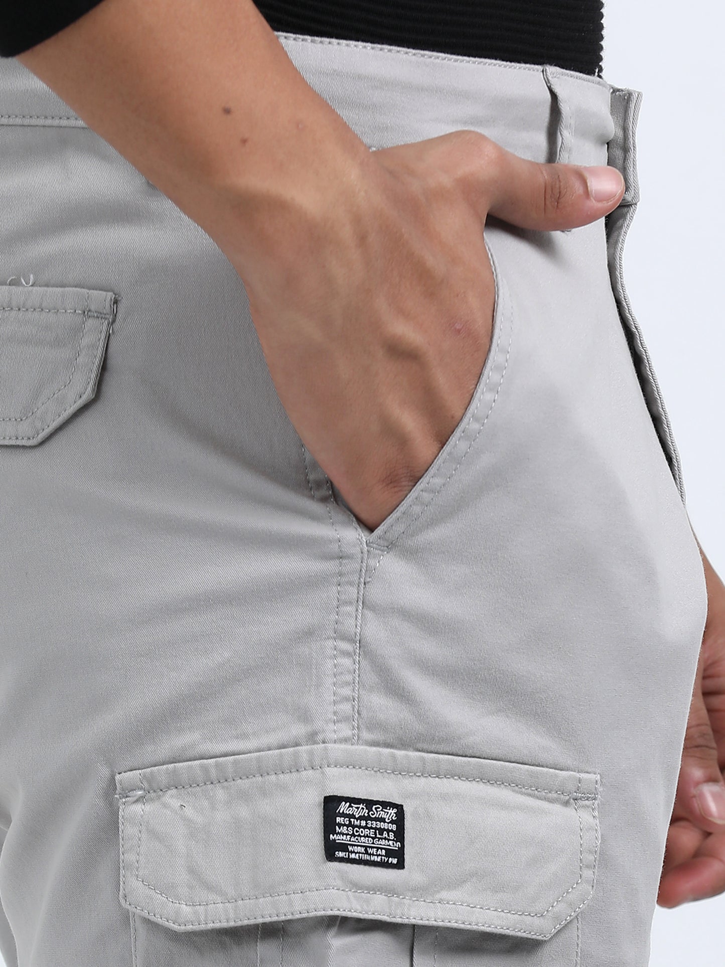 Cargo Shorts - Light Grey