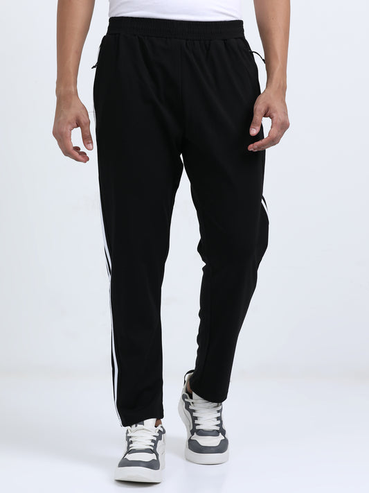Knit Track Pants - Black
